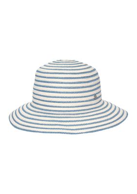 Tri Color Striped Sun Hat