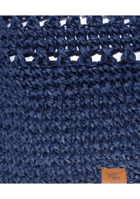 Paper Straw Crochet Bucket Hat