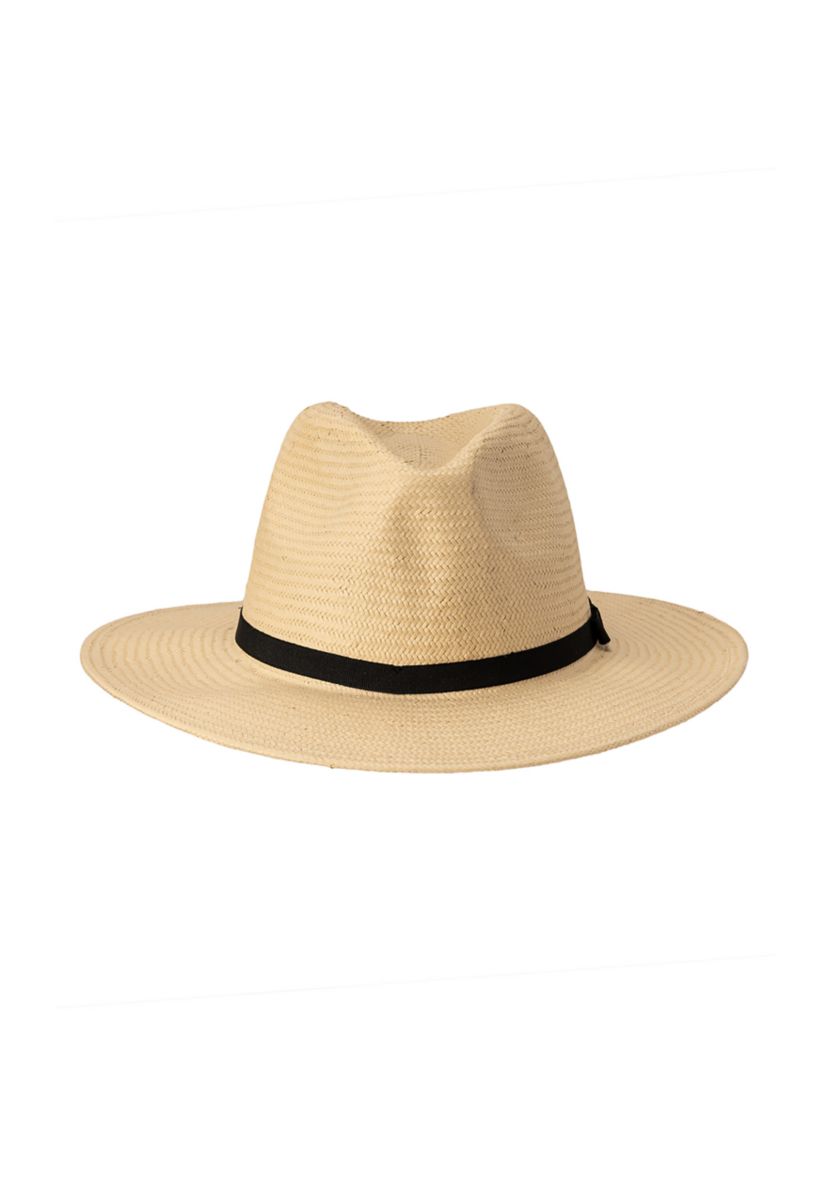 Panama Fedora Hat with Ribbon