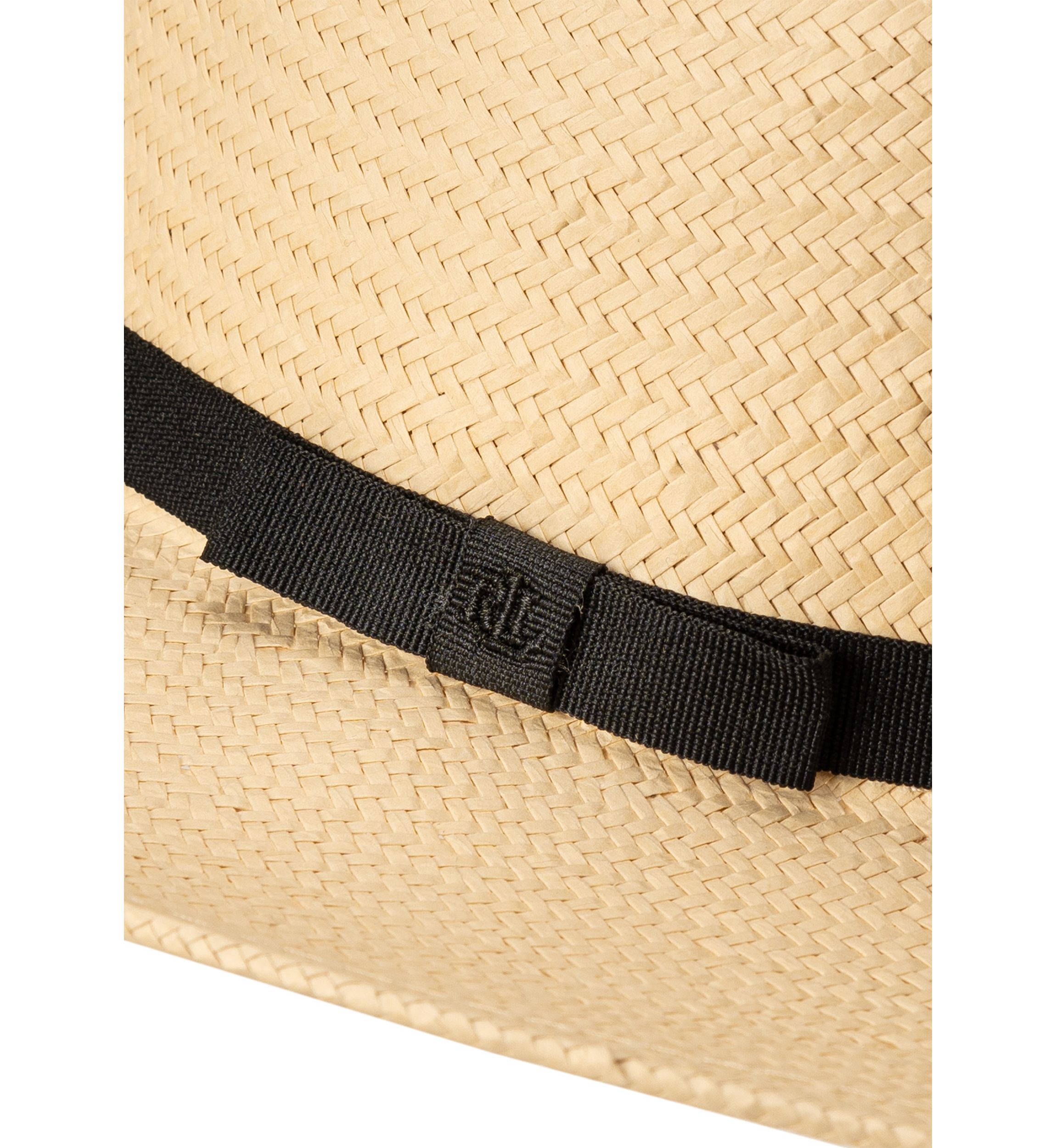 Panama Fedora Hat with Ribbon