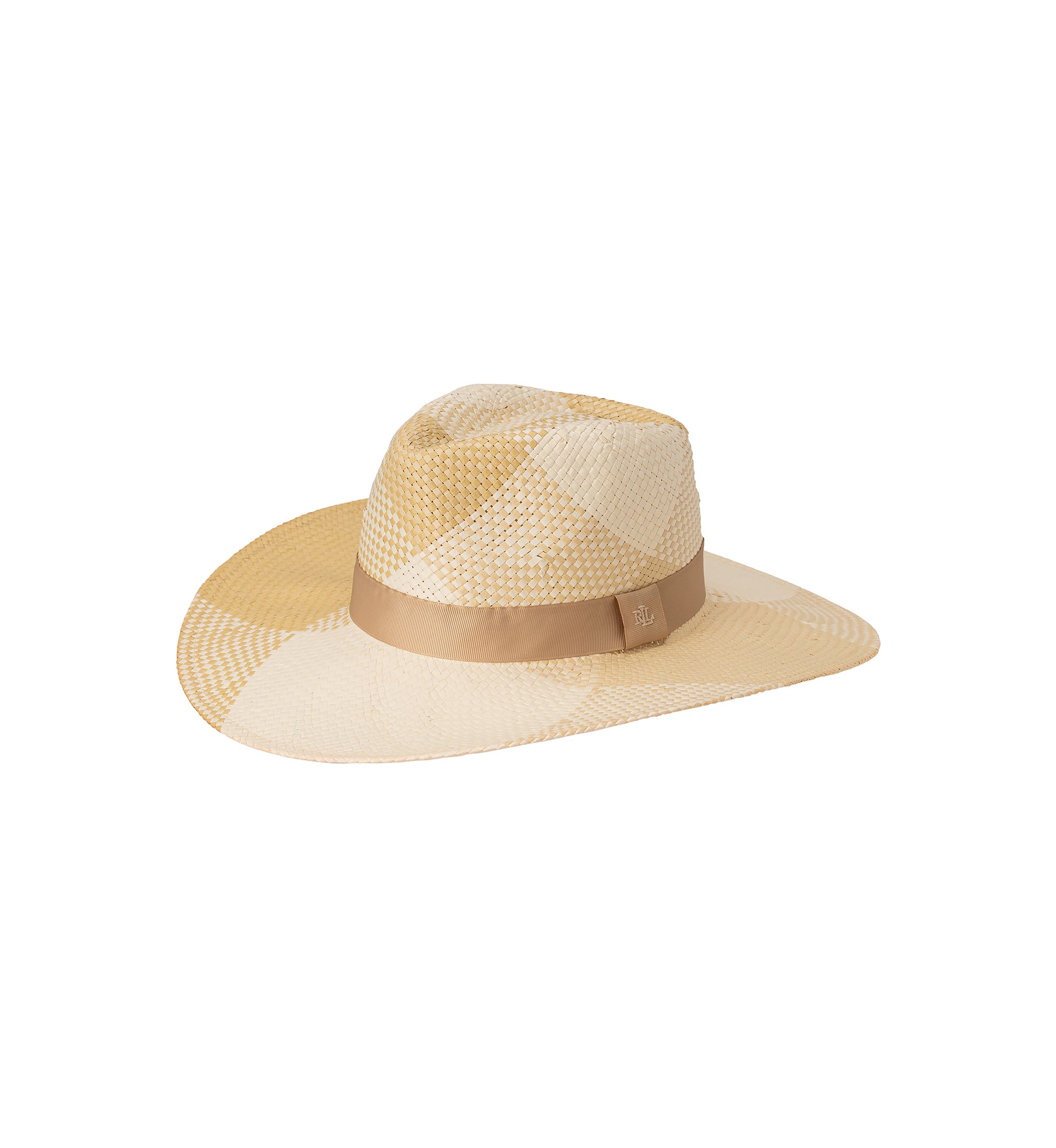 Plaid Weave Fedora Sunhat