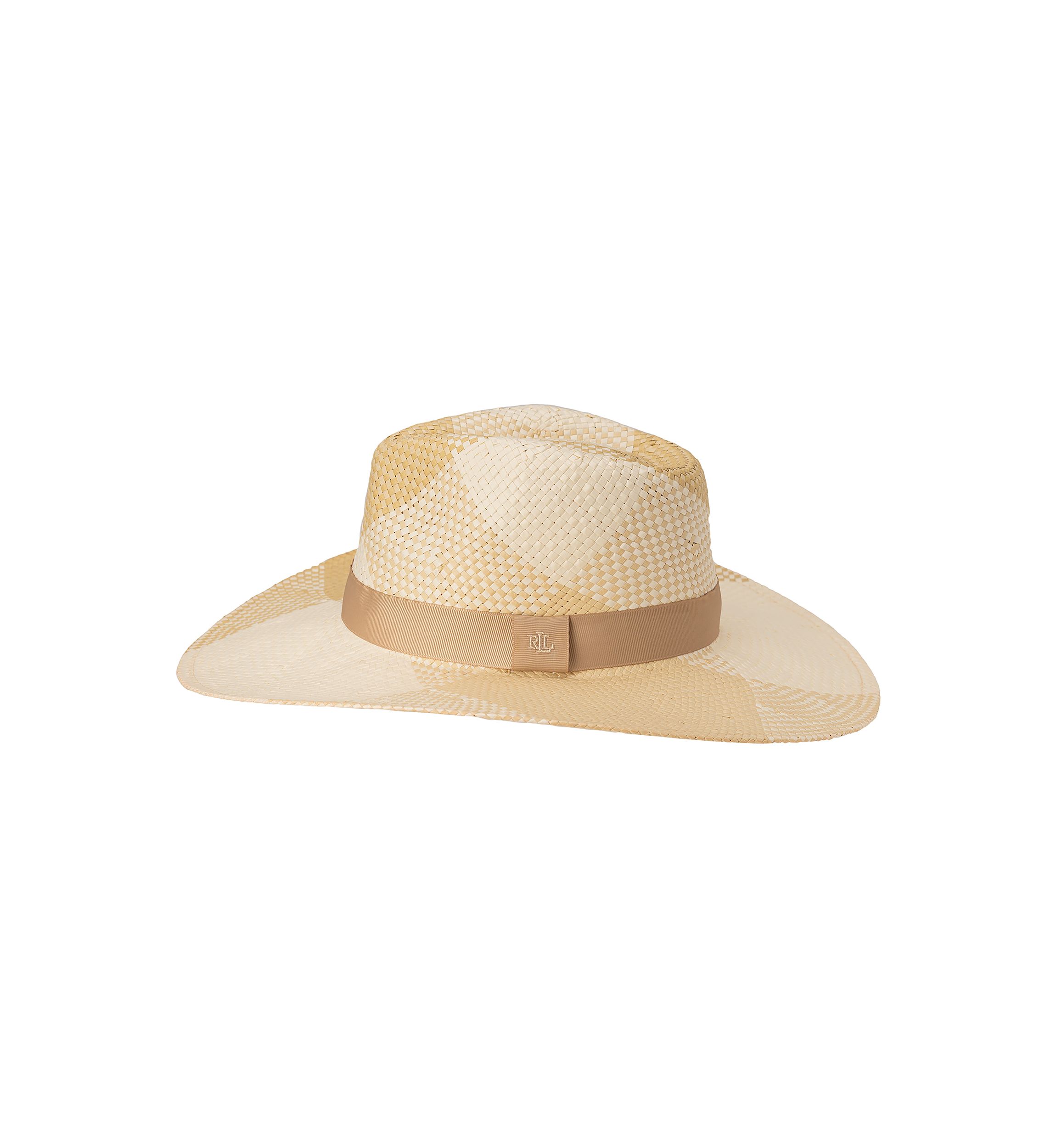 Plaid Weave Fedora Sunhat