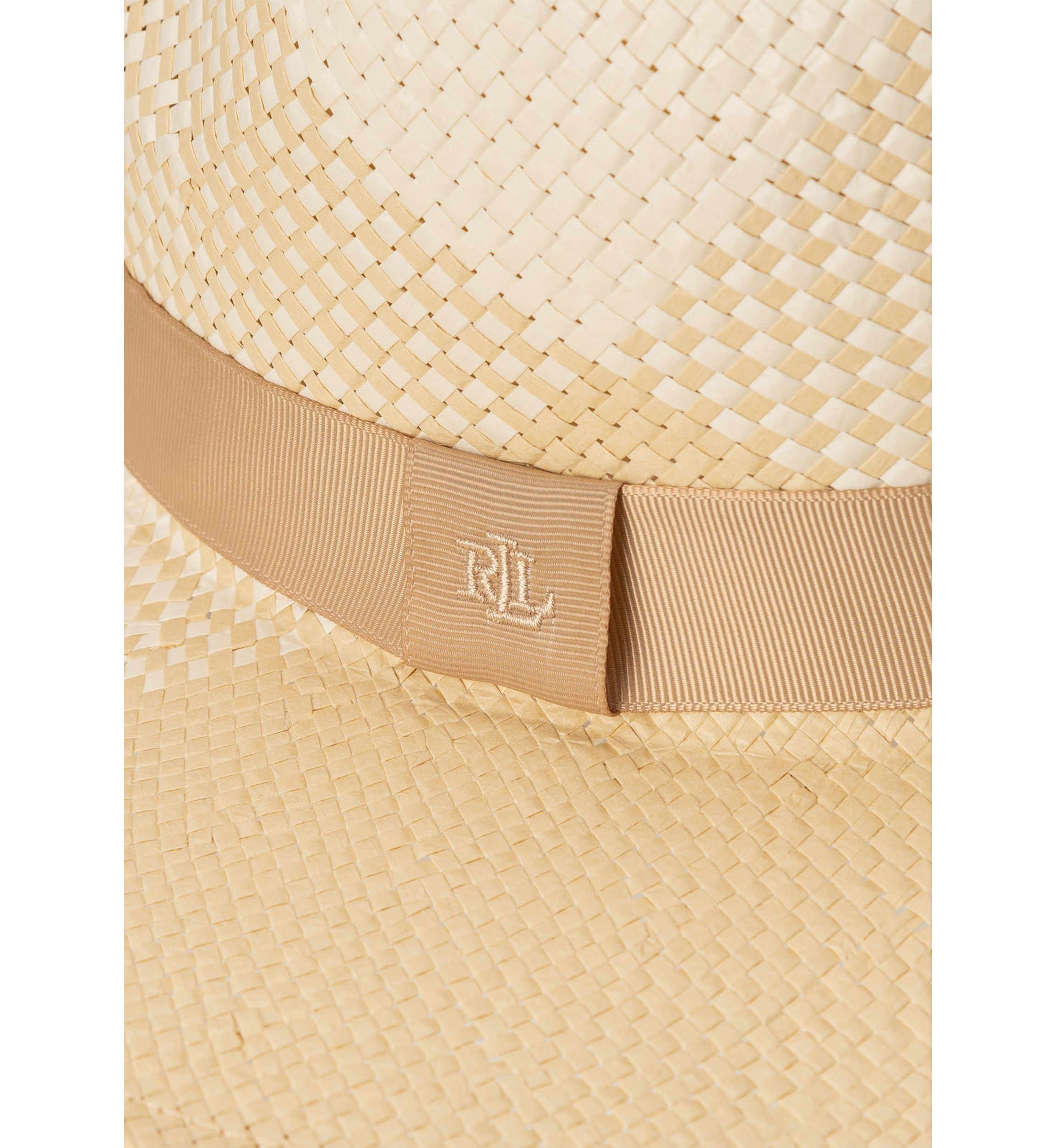 Plaid Weave Fedora Sunhat