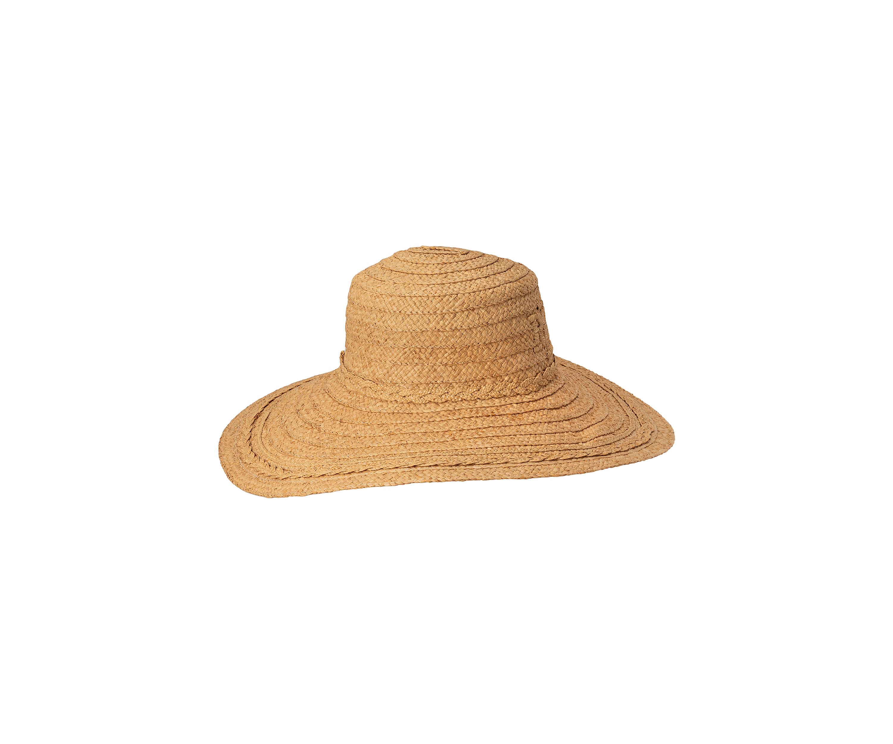 Raffia Sunhat with 3D Logo 