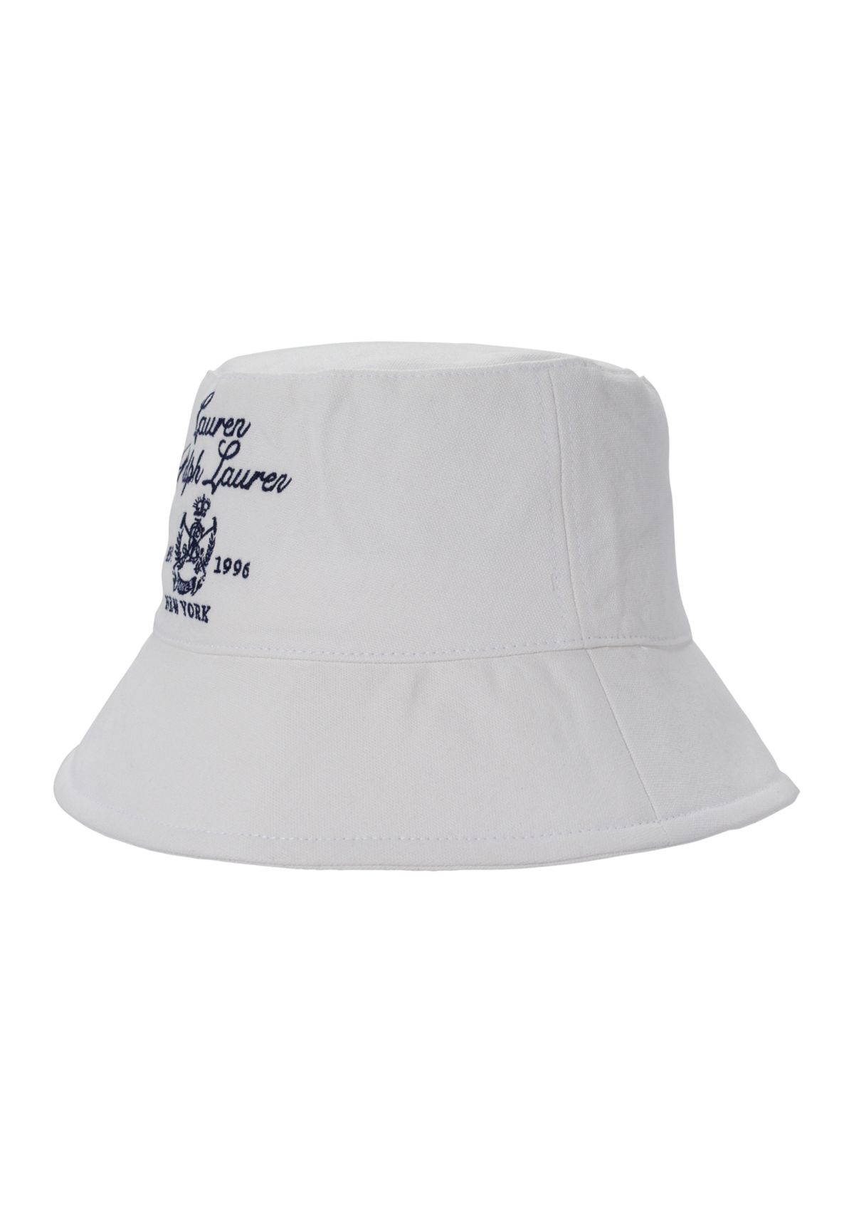 Cotton Bucket Hat with Embroidery