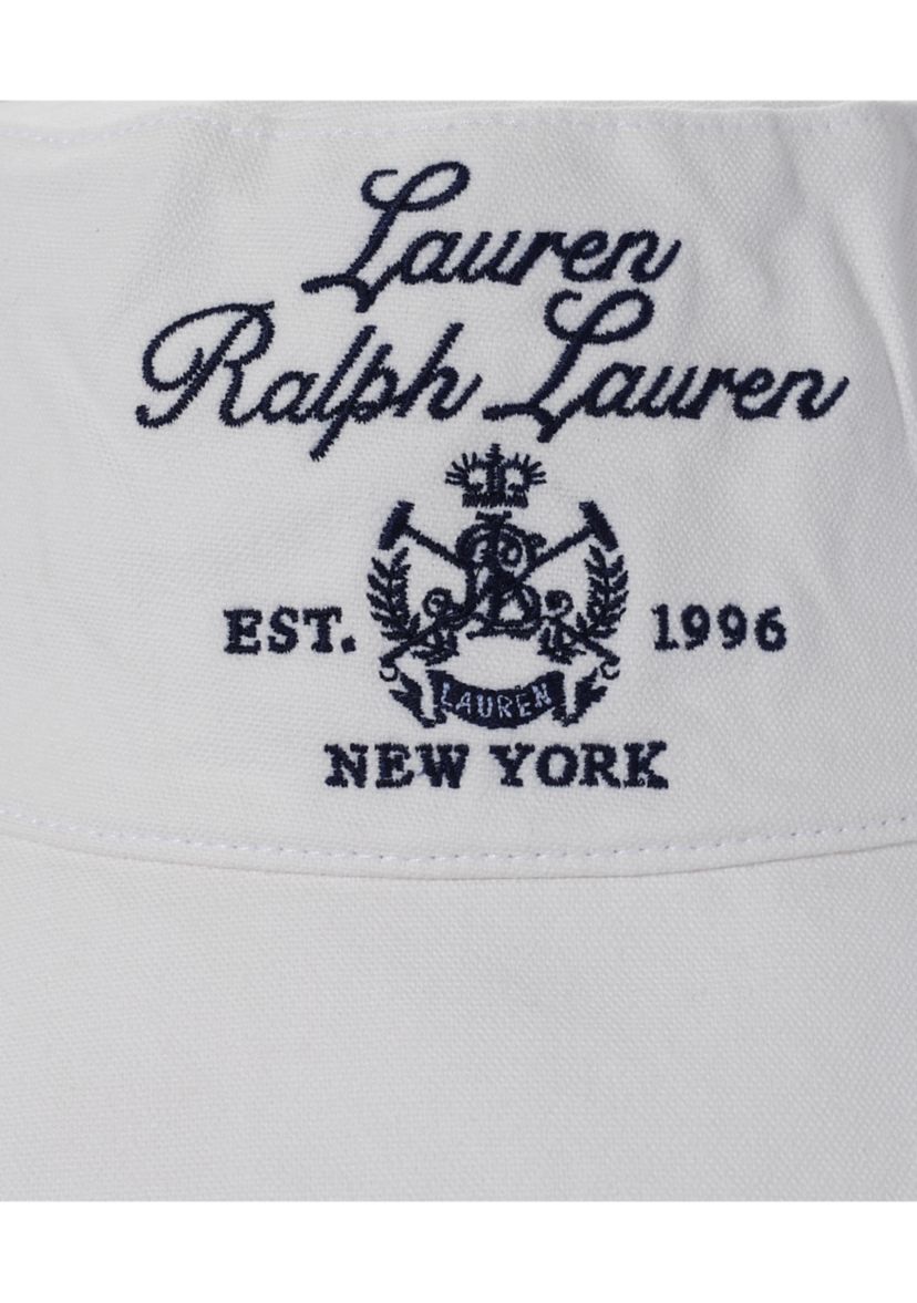 Cotton Bucket Hat with Embroidery