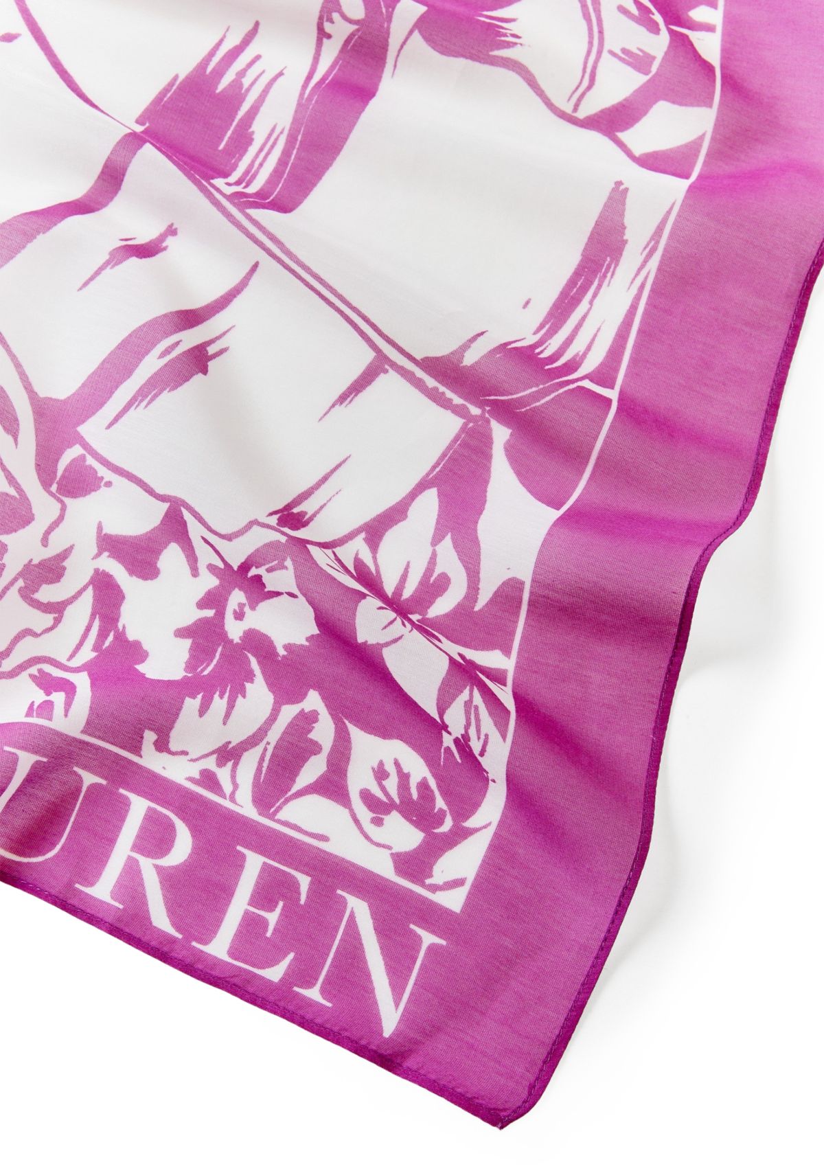 Tropical Leaf Square Scarf