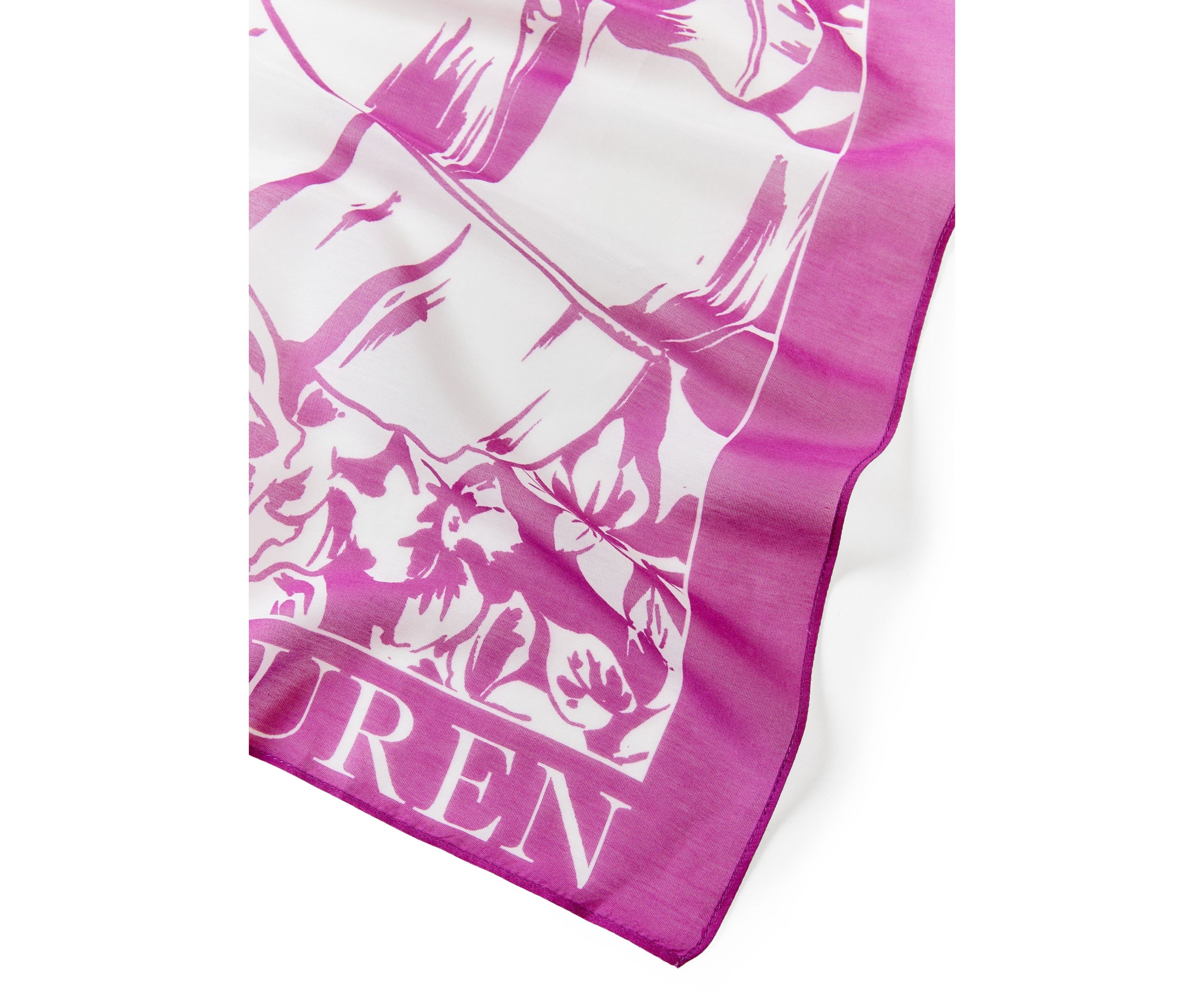 Tropical Leaf Square Scarf