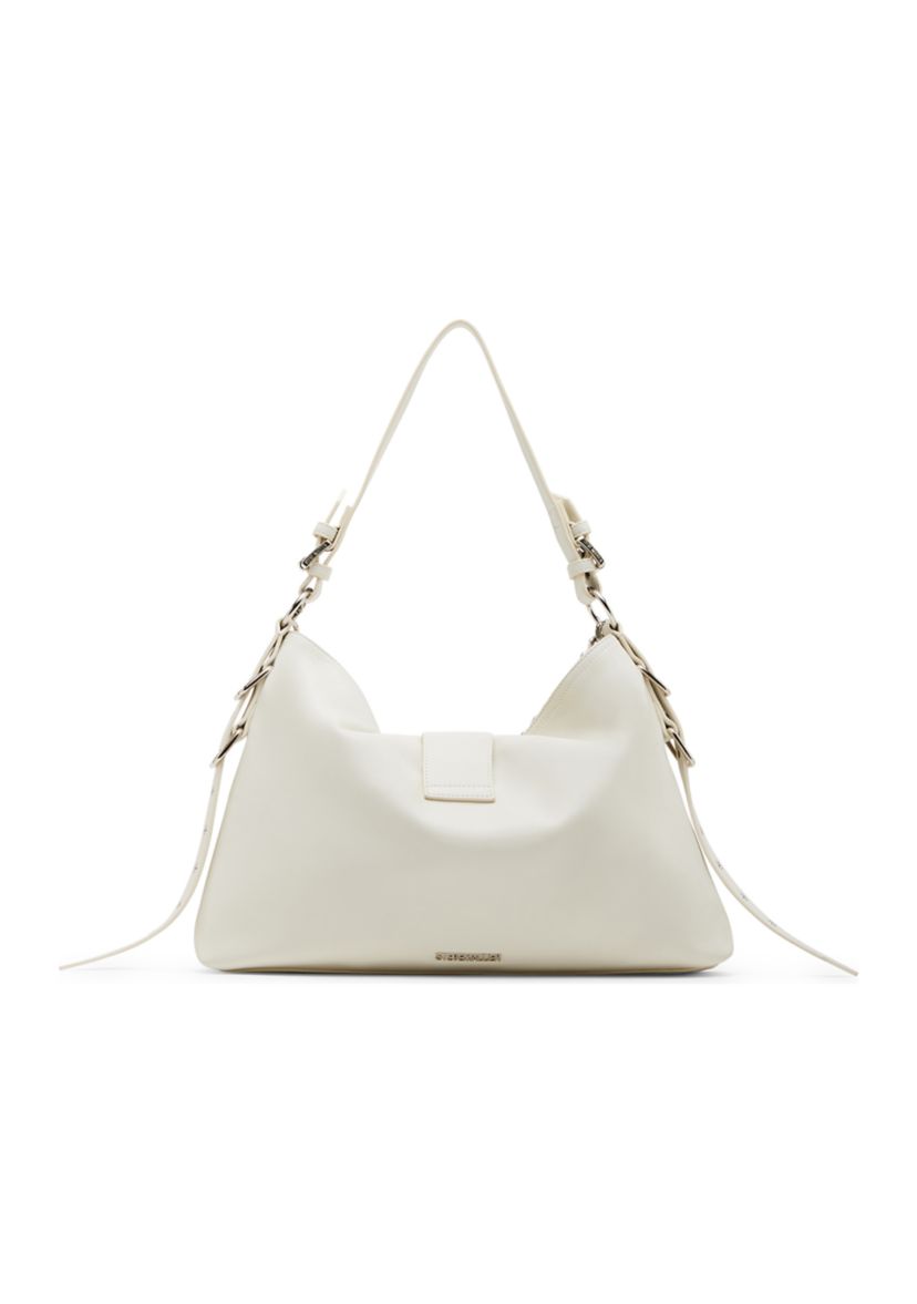 	  Shoulder Bag with Buckle and Chain 