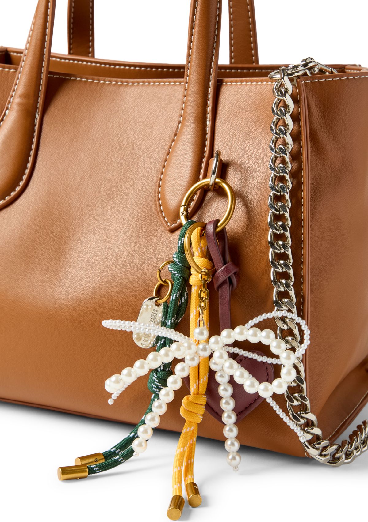 Boxed Top Handle Satchel with Charms