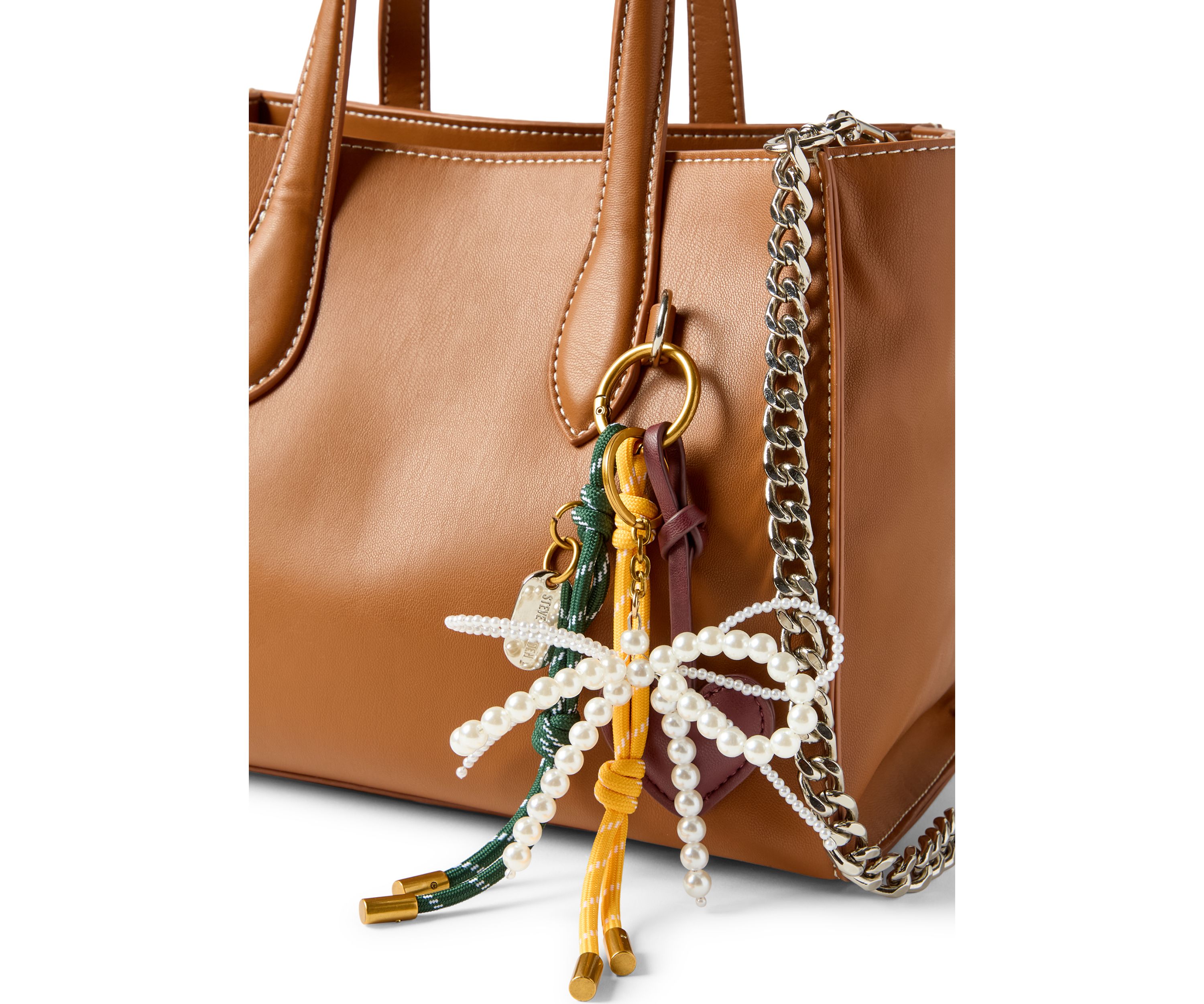Boxed Top Handle Satchel with Charms