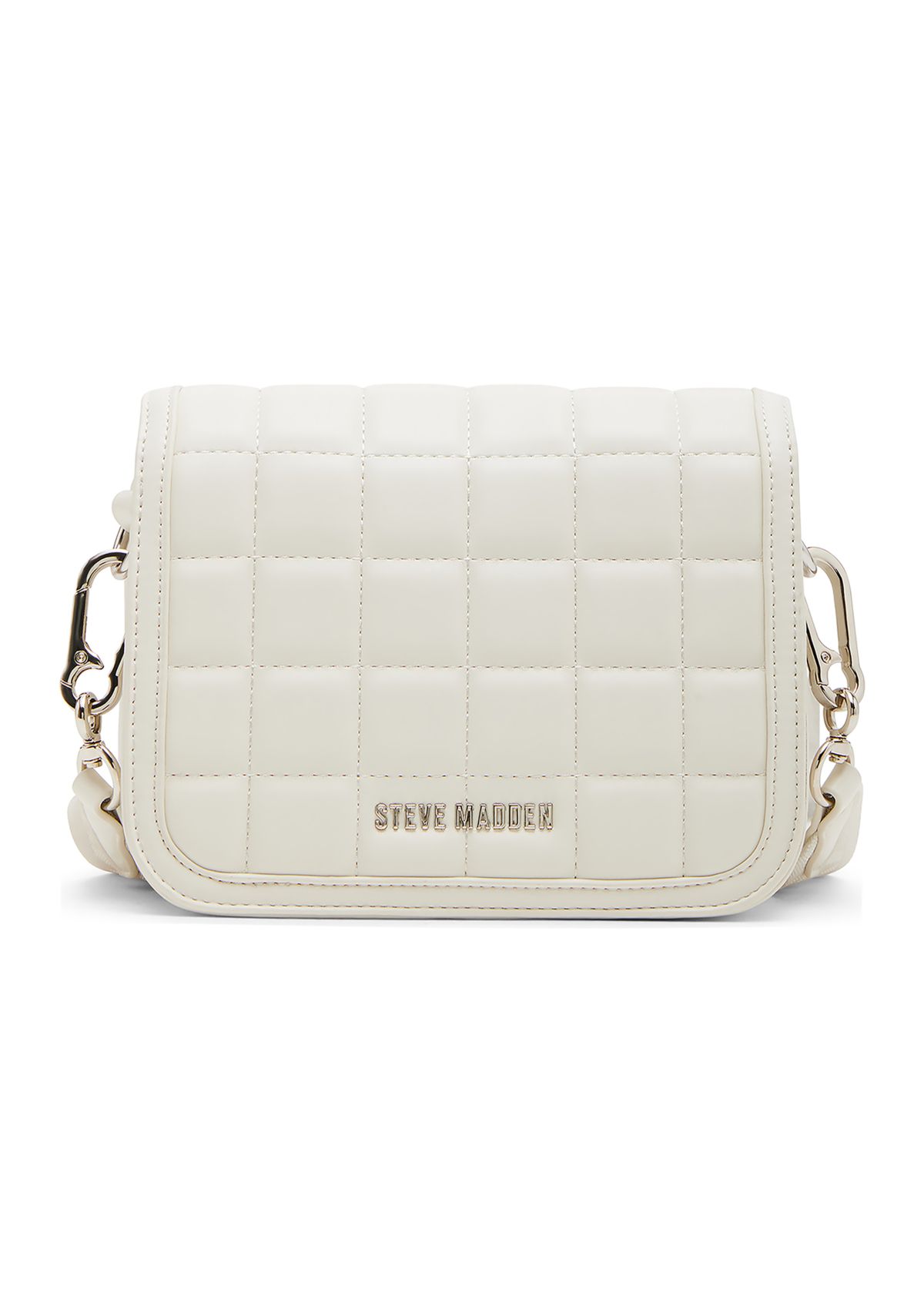 Carla Mixed Quilt Flap Crossbody Bag