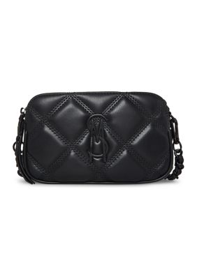 Quilted Double Zip Crossbody