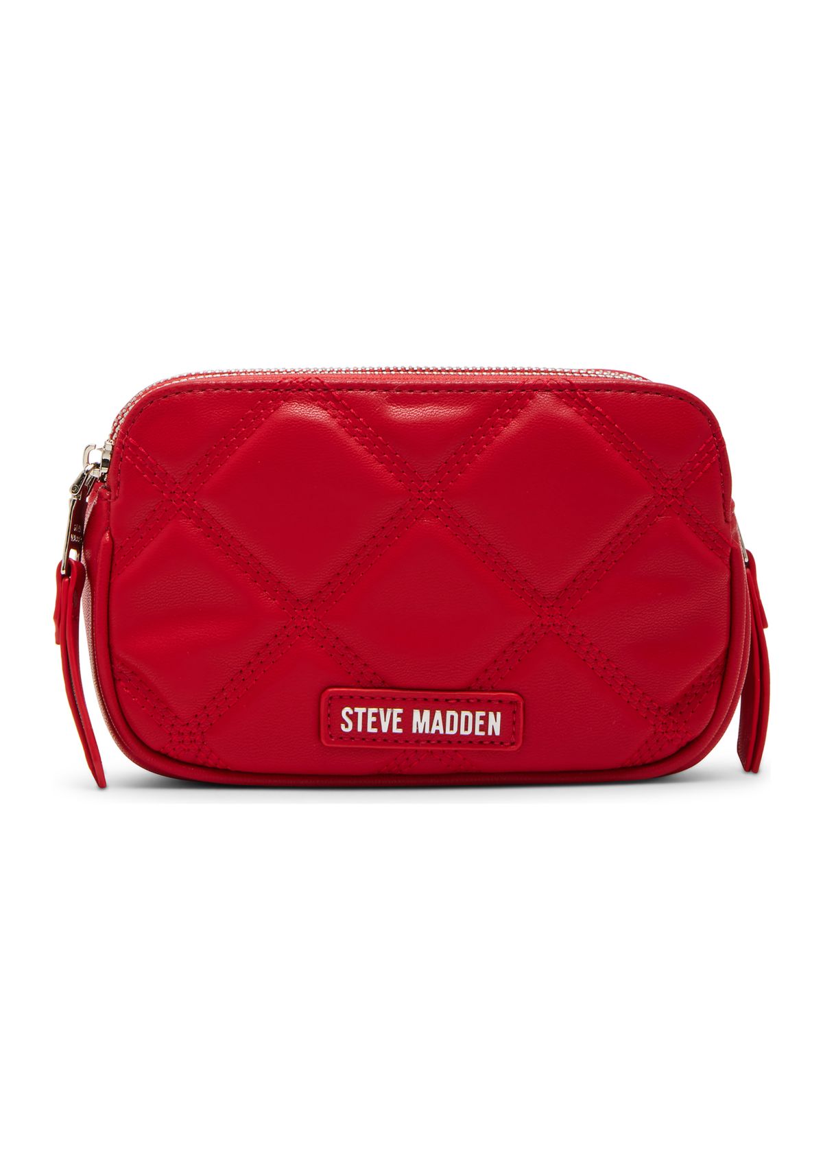 Quilted Double Zip Crossbody