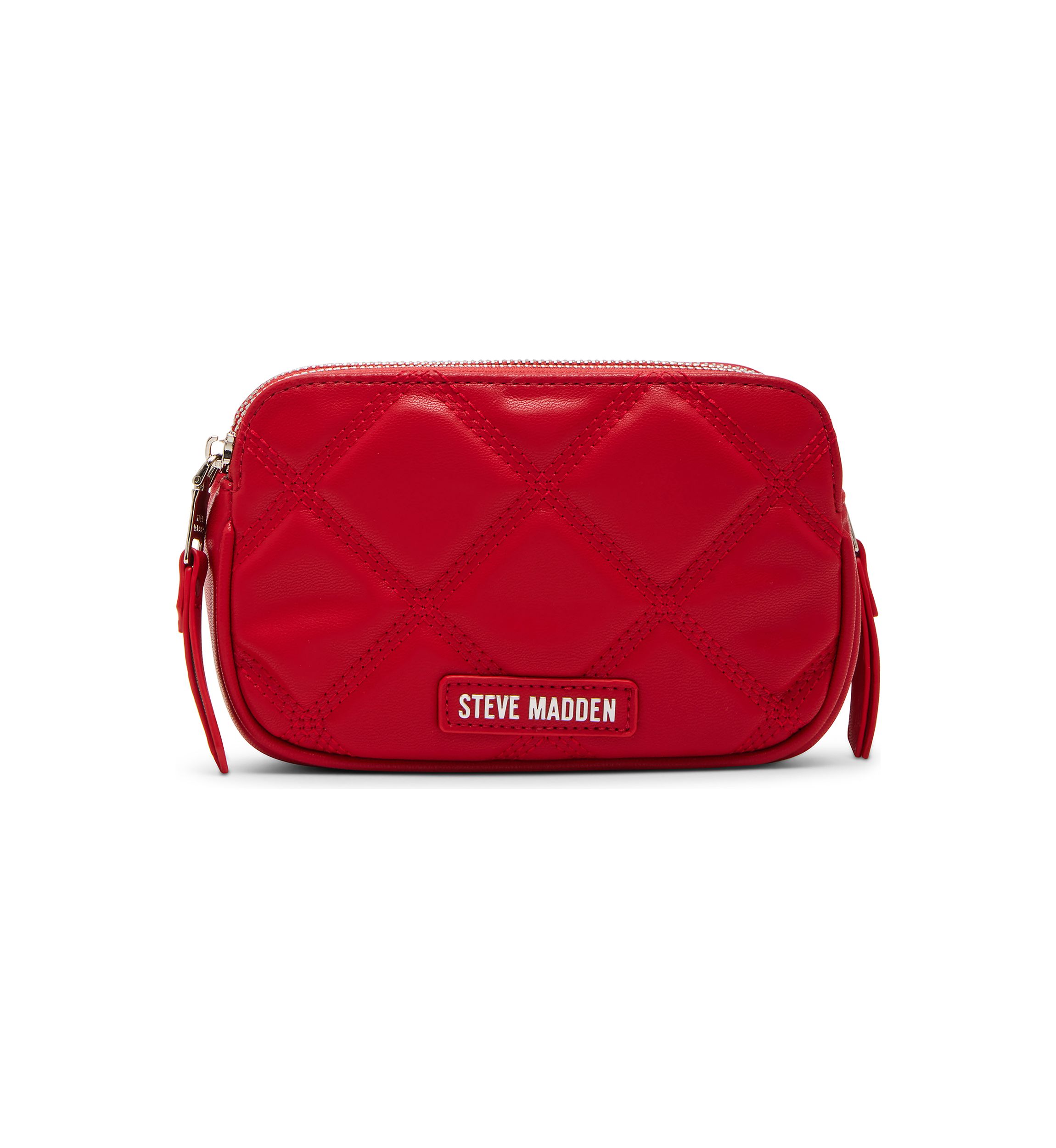 Quilted Double Zip Crossbody