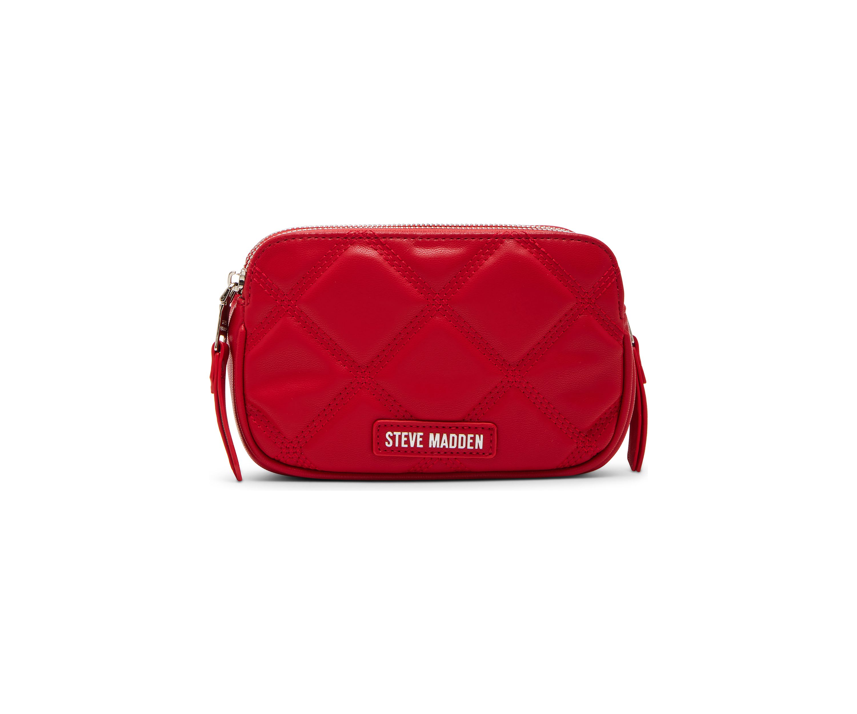 Quilted Double Zip Crossbody