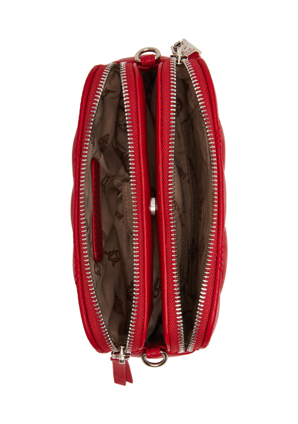 Quilted Double Zip Crossbody