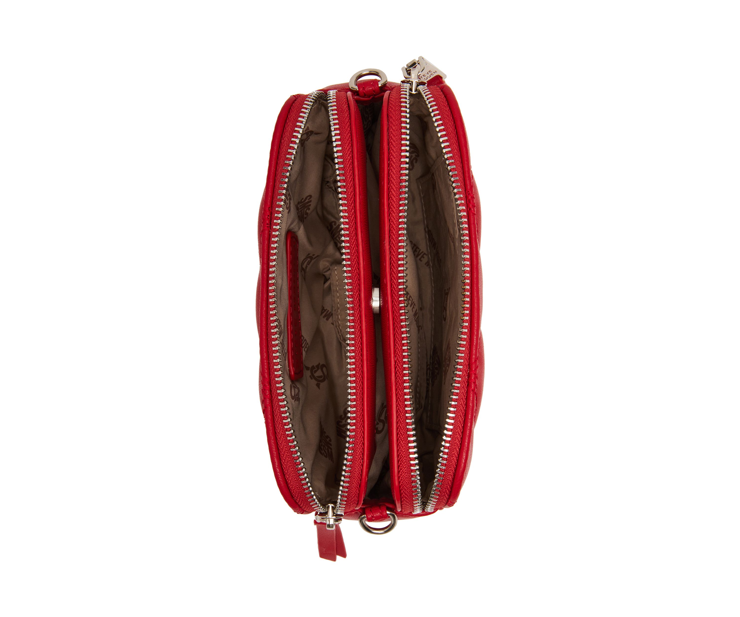 Quilted Double Zip Crossbody