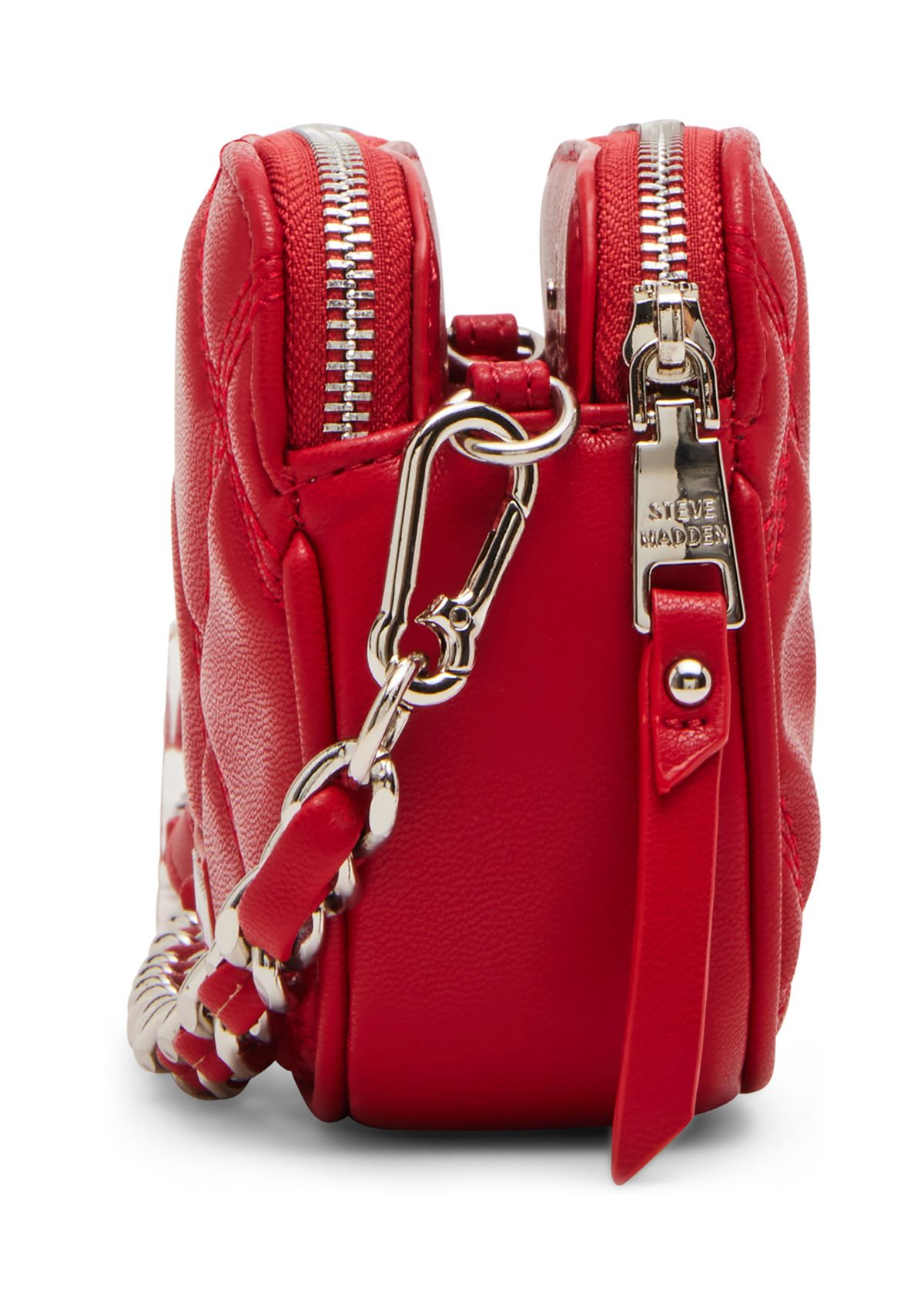 Quilted Double Zip Crossbody