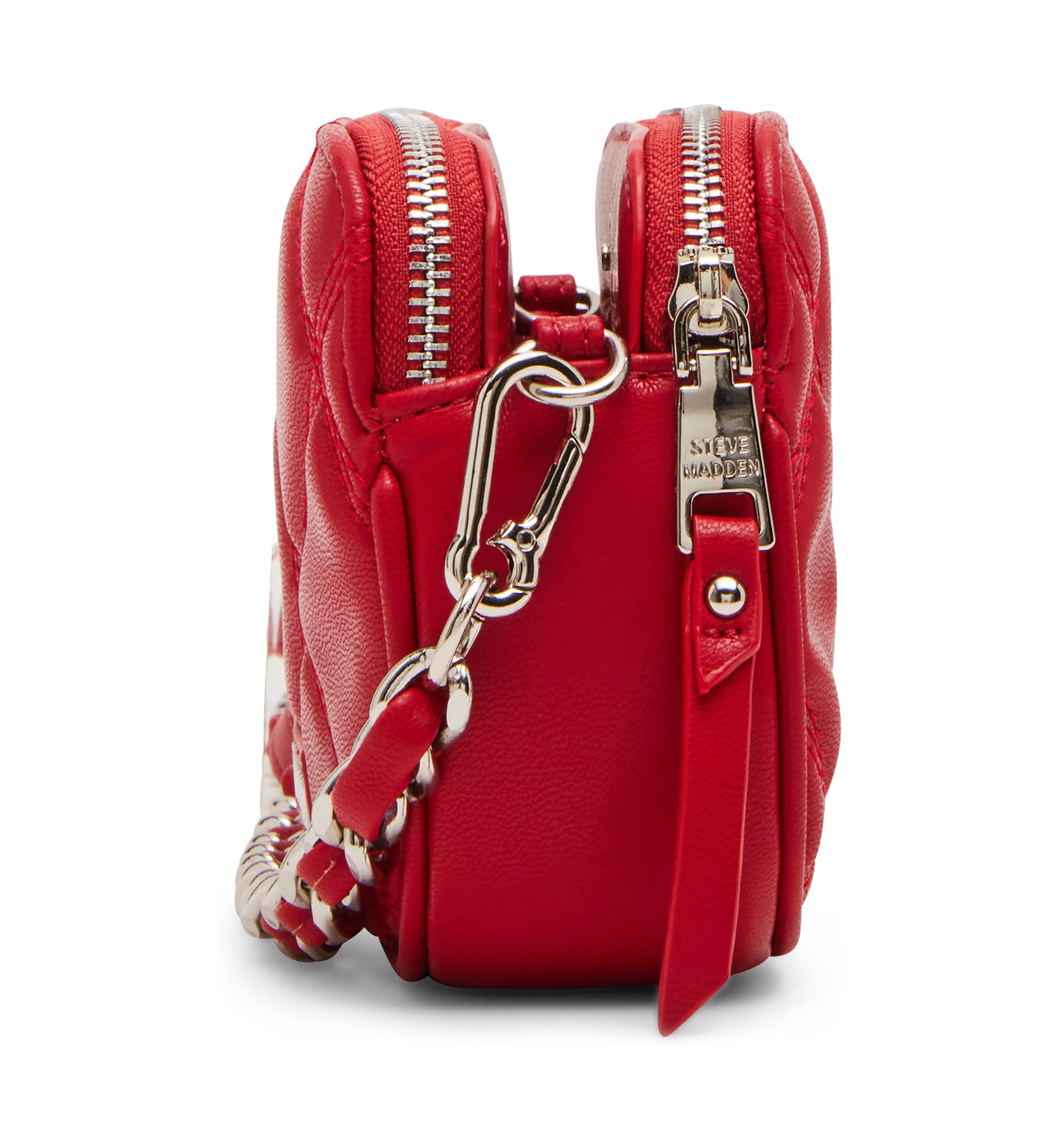 Quilted Double Zip Crossbody