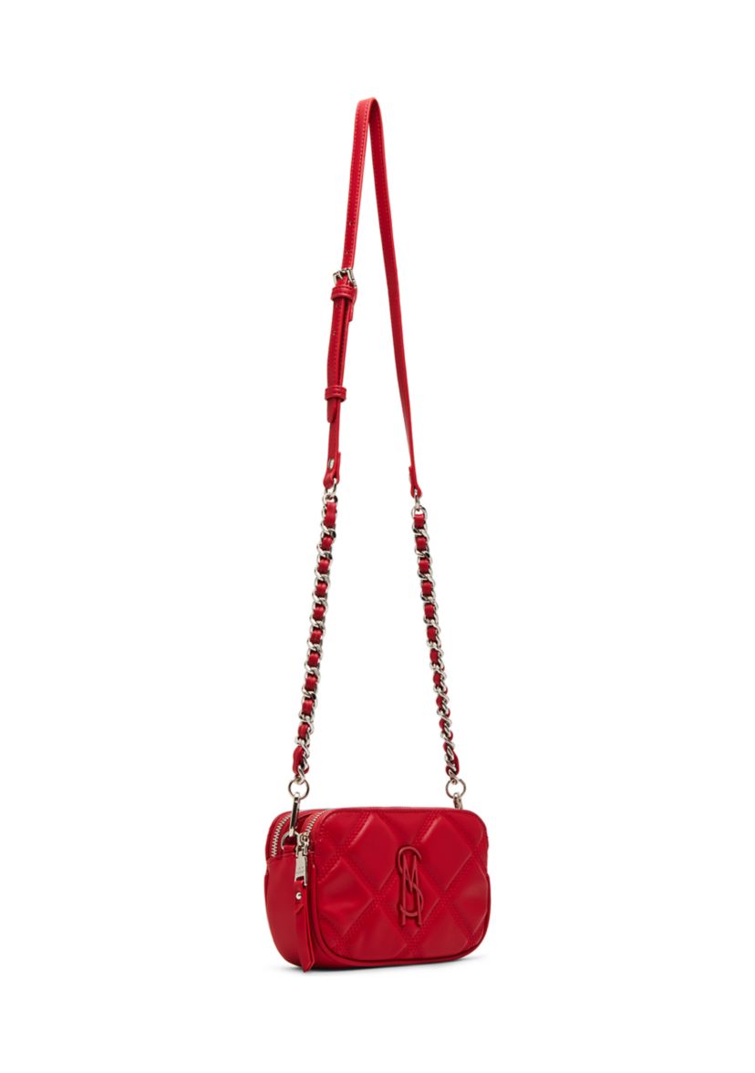 Quilted Double Zip Crossbody