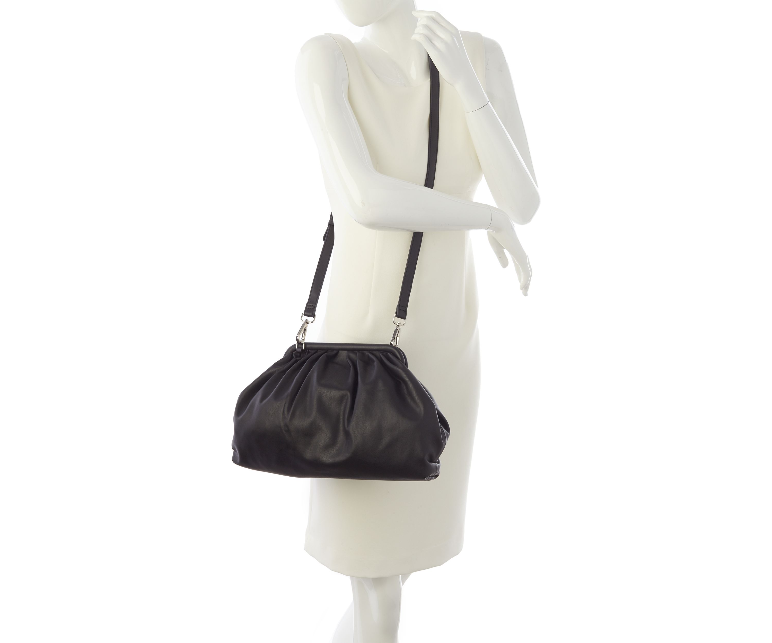 Chain Soft Pouch Clutch 