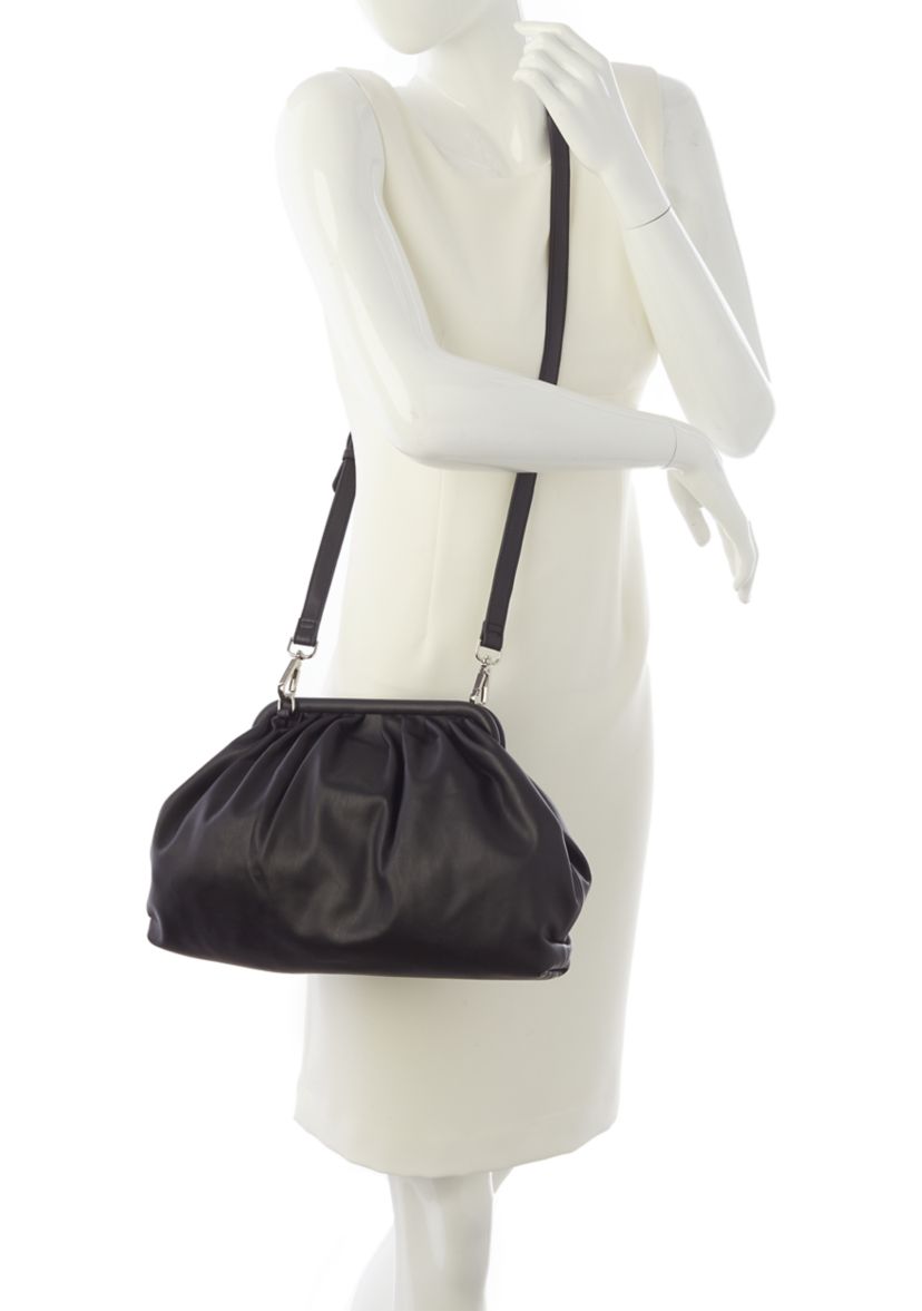 Chain Soft Pouch Clutch 