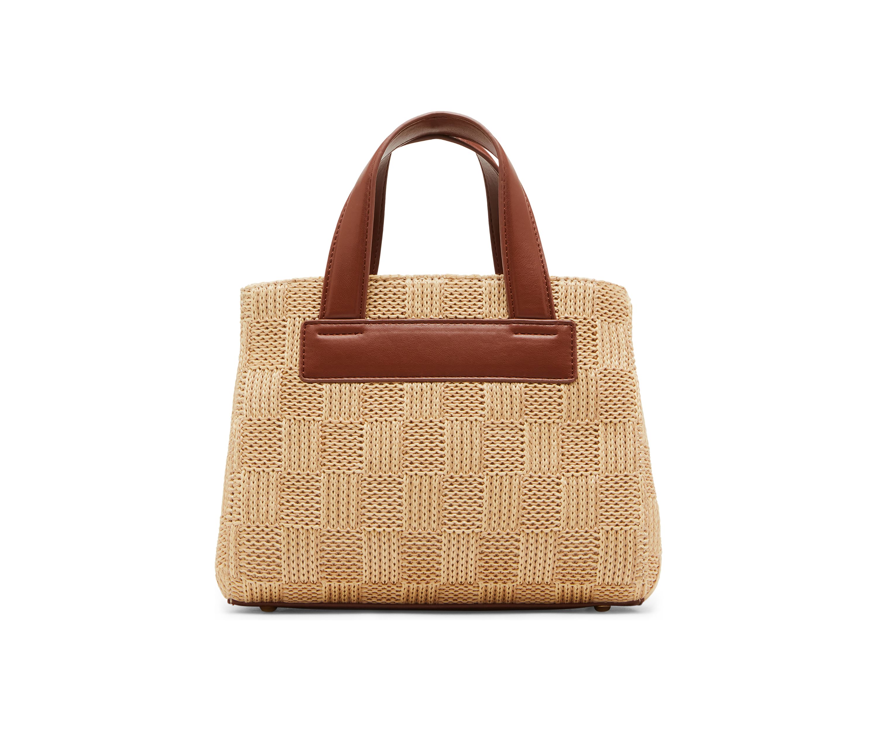 Flores Straw Tote and Pouch 