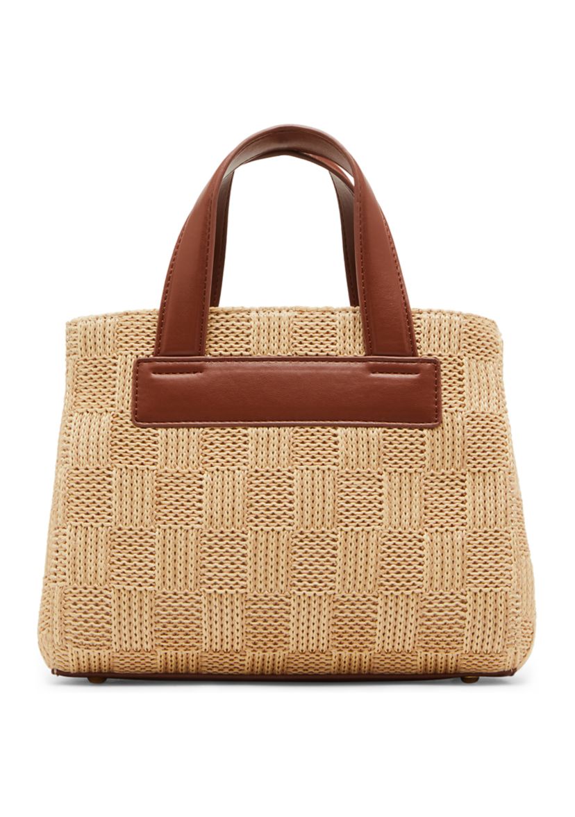 Flores Straw Tote and Pouch 