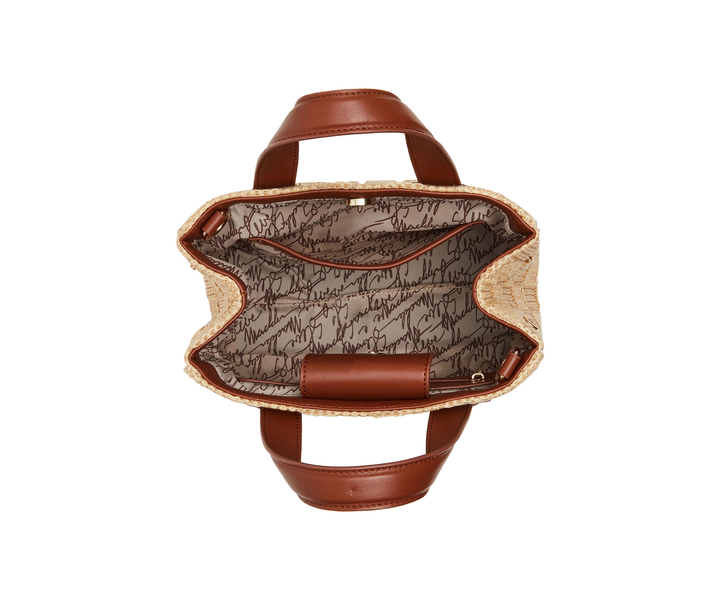 Flores Straw Tote and Pouch 