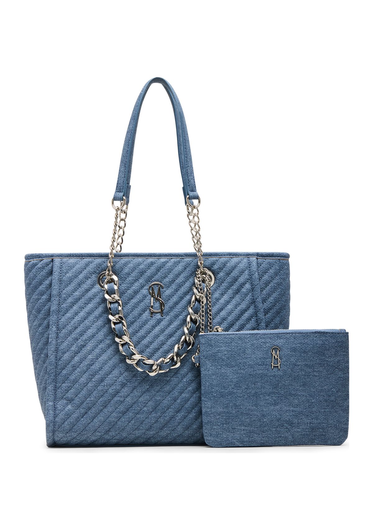 Quilted Chain Tote Bag