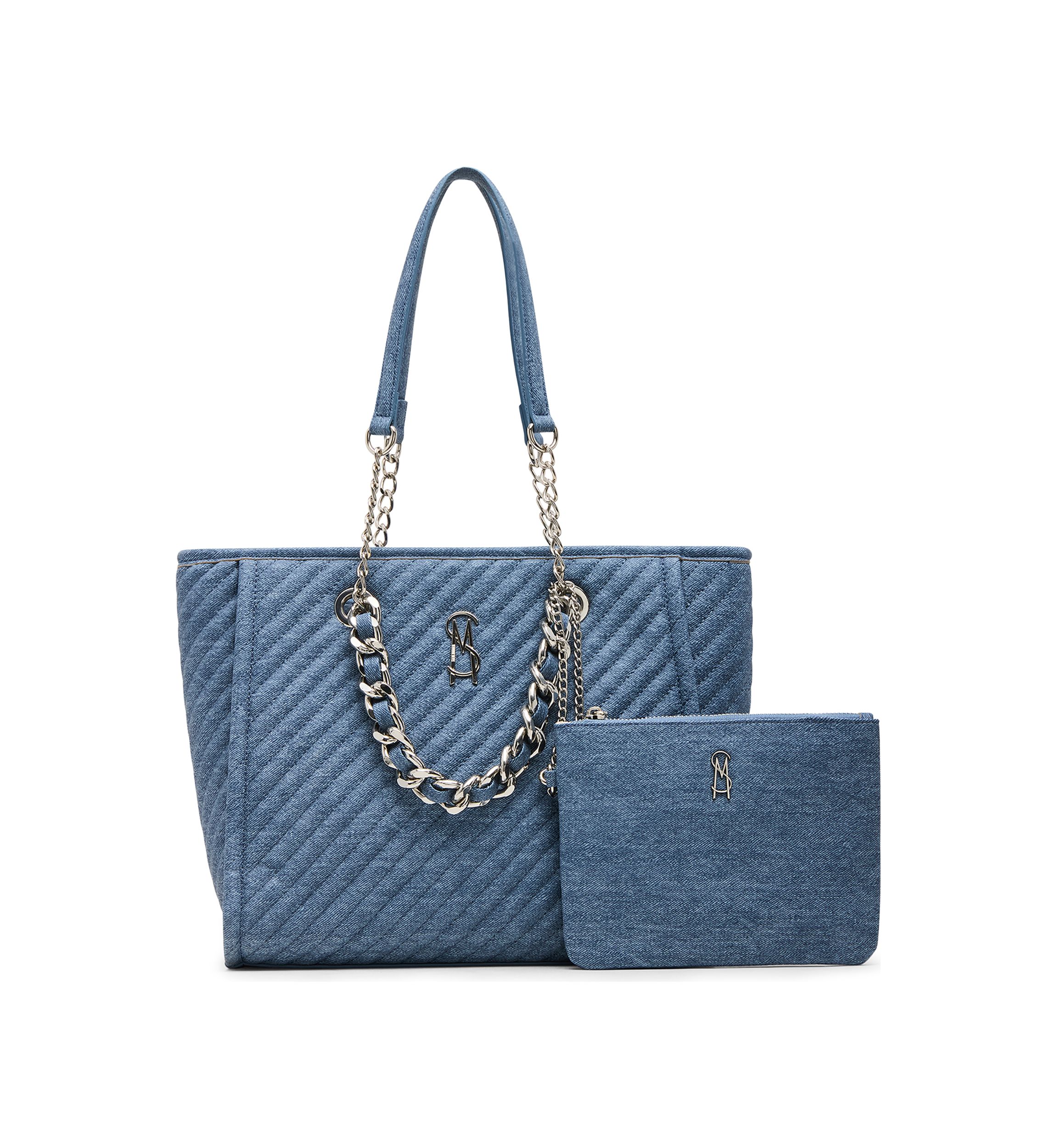 Quilted Chain Tote Bag