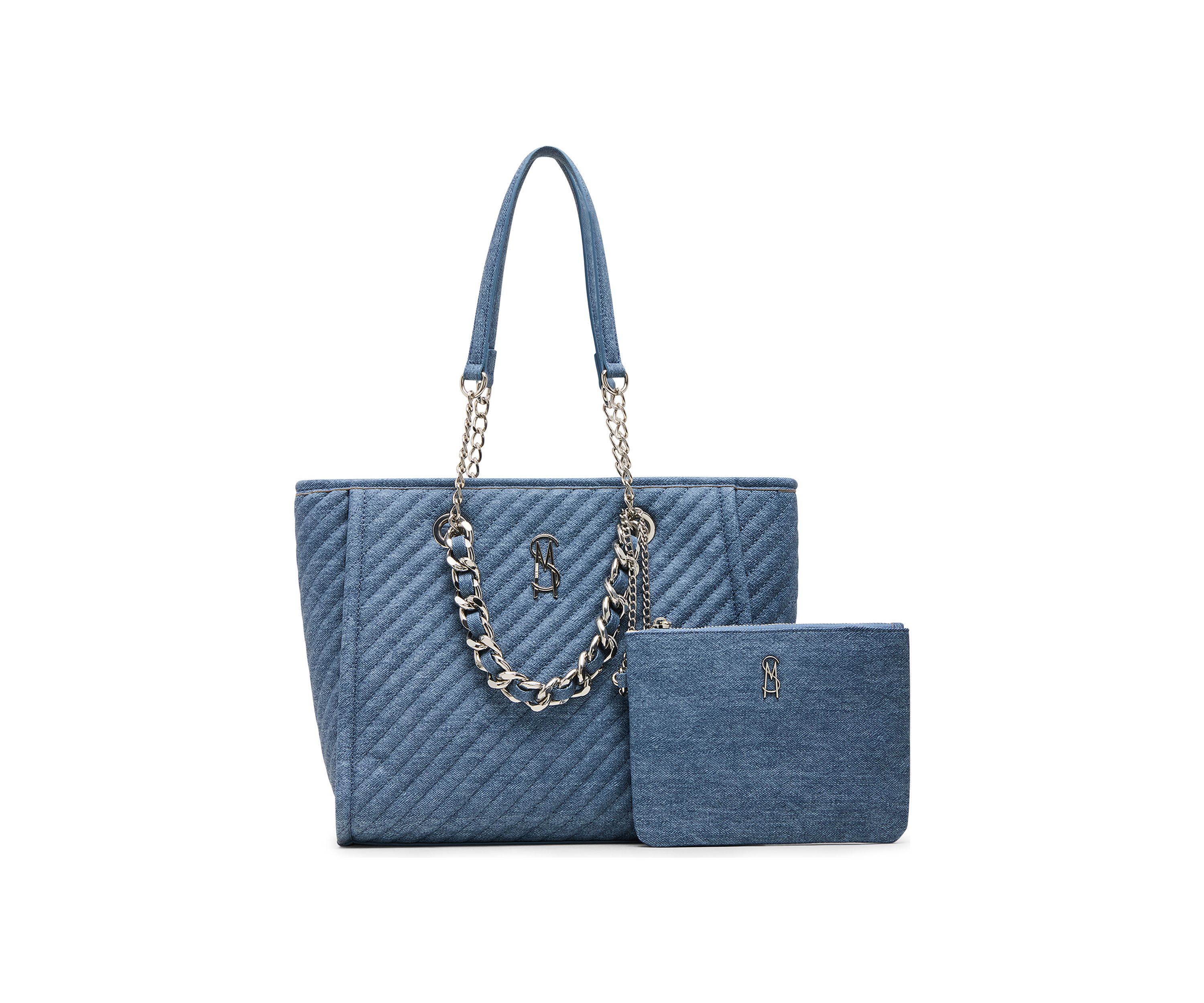 Quilted Chain Tote Bag