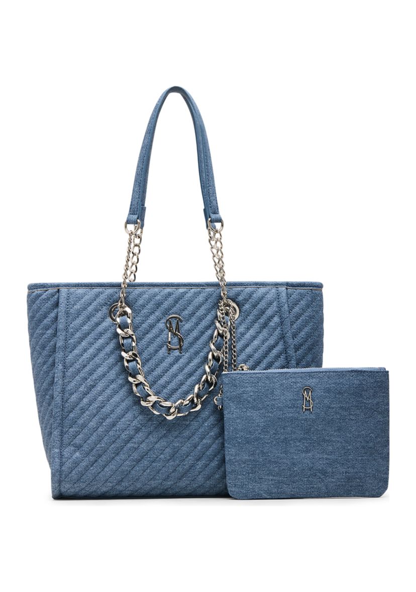 Quilted Chain Tote Bag