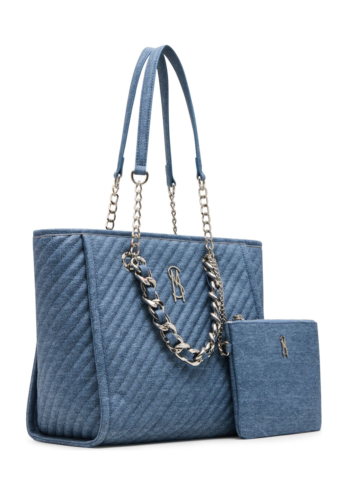 Quilted Chain Tote Bag