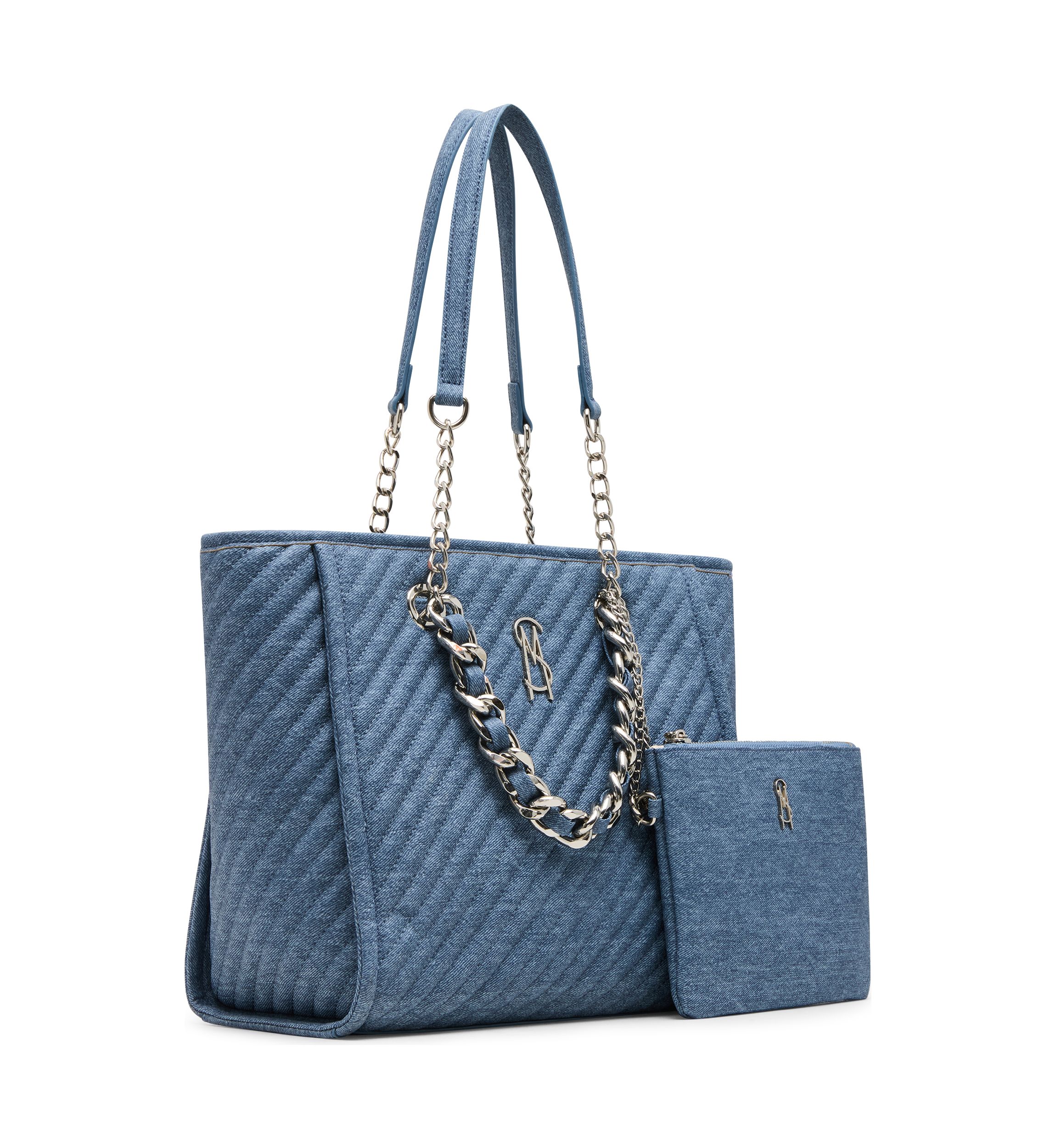 Quilted Chain Tote Bag