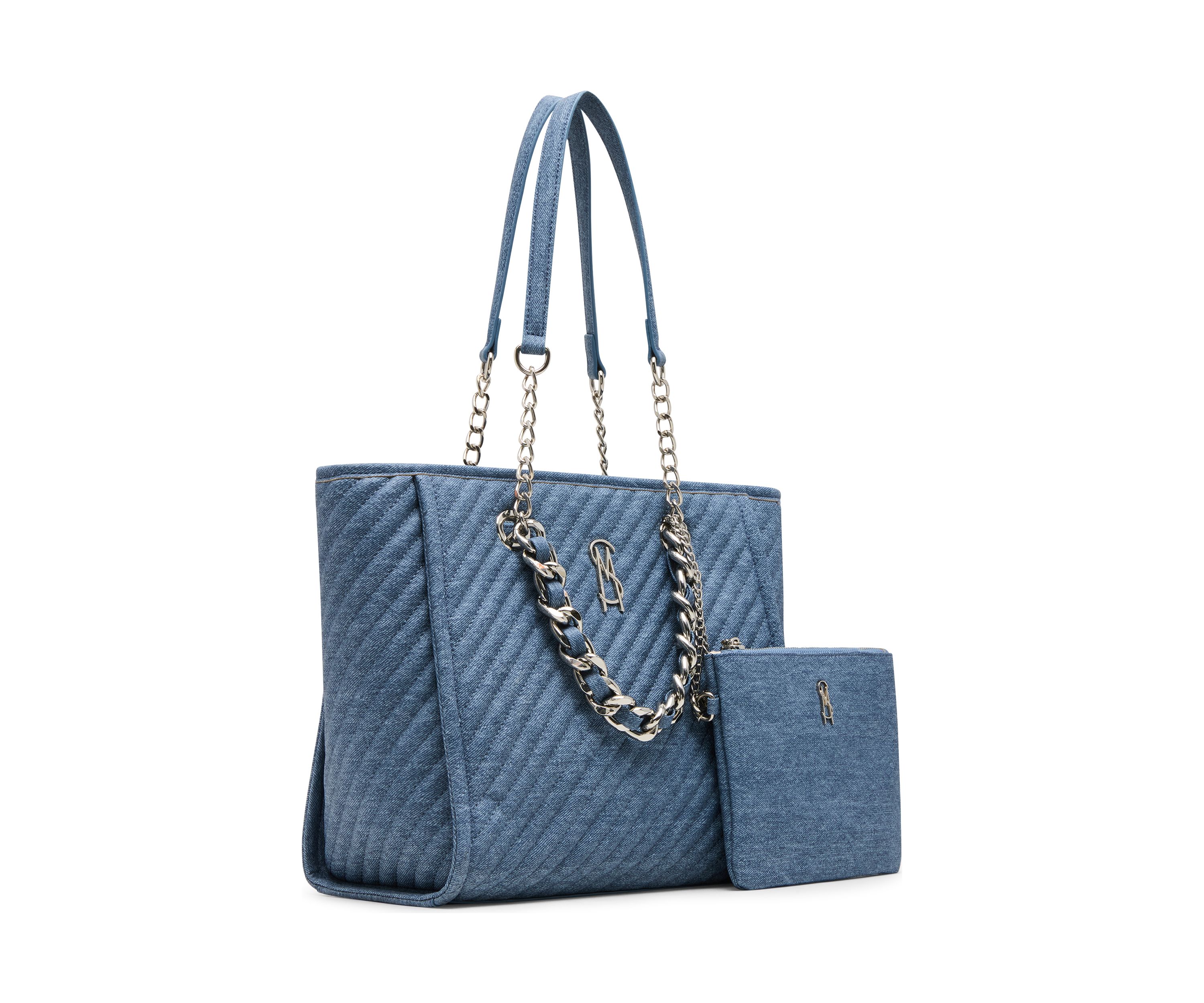 Quilted Chain Tote Bag