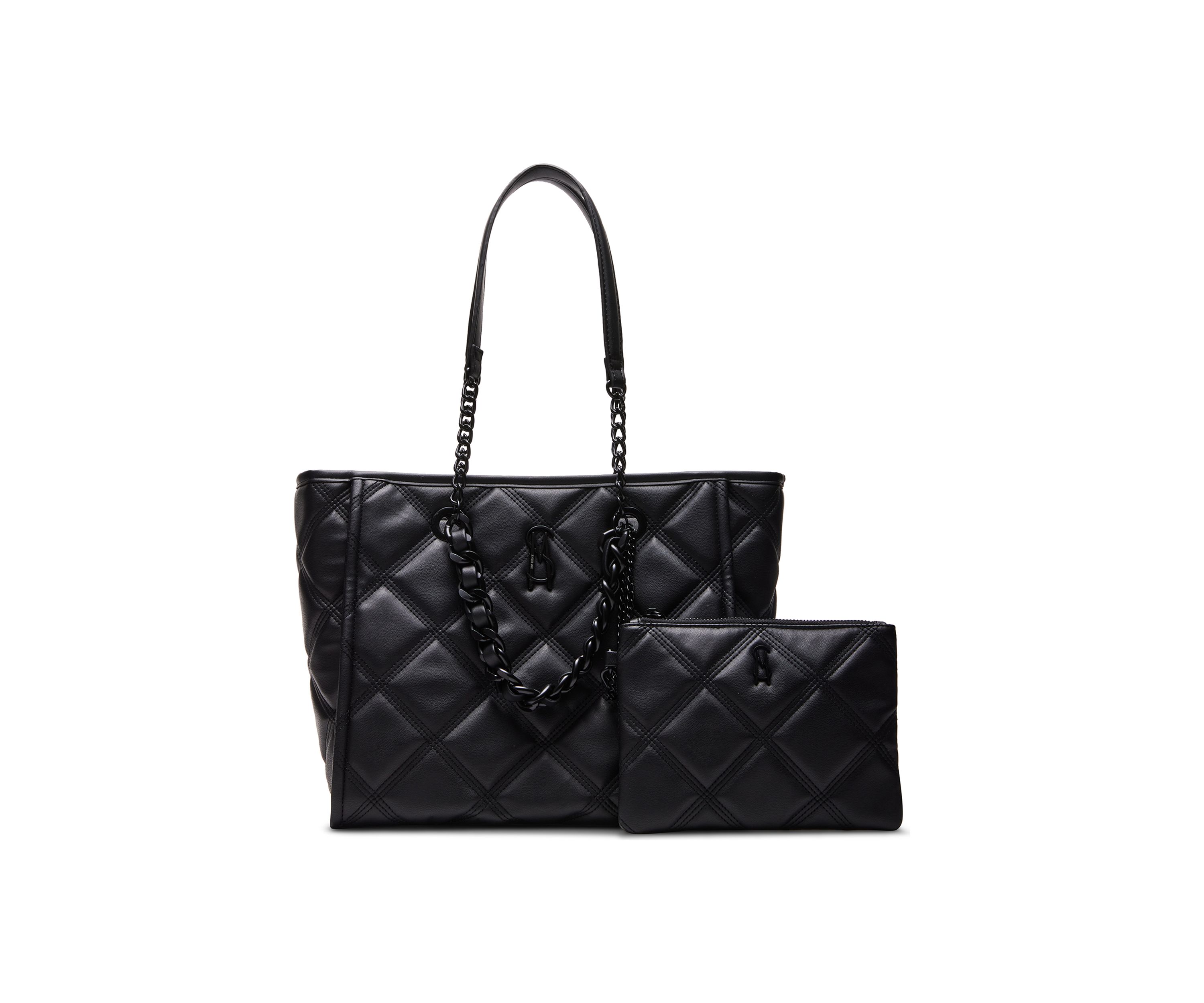 Quilted Tote with Removable Pouch