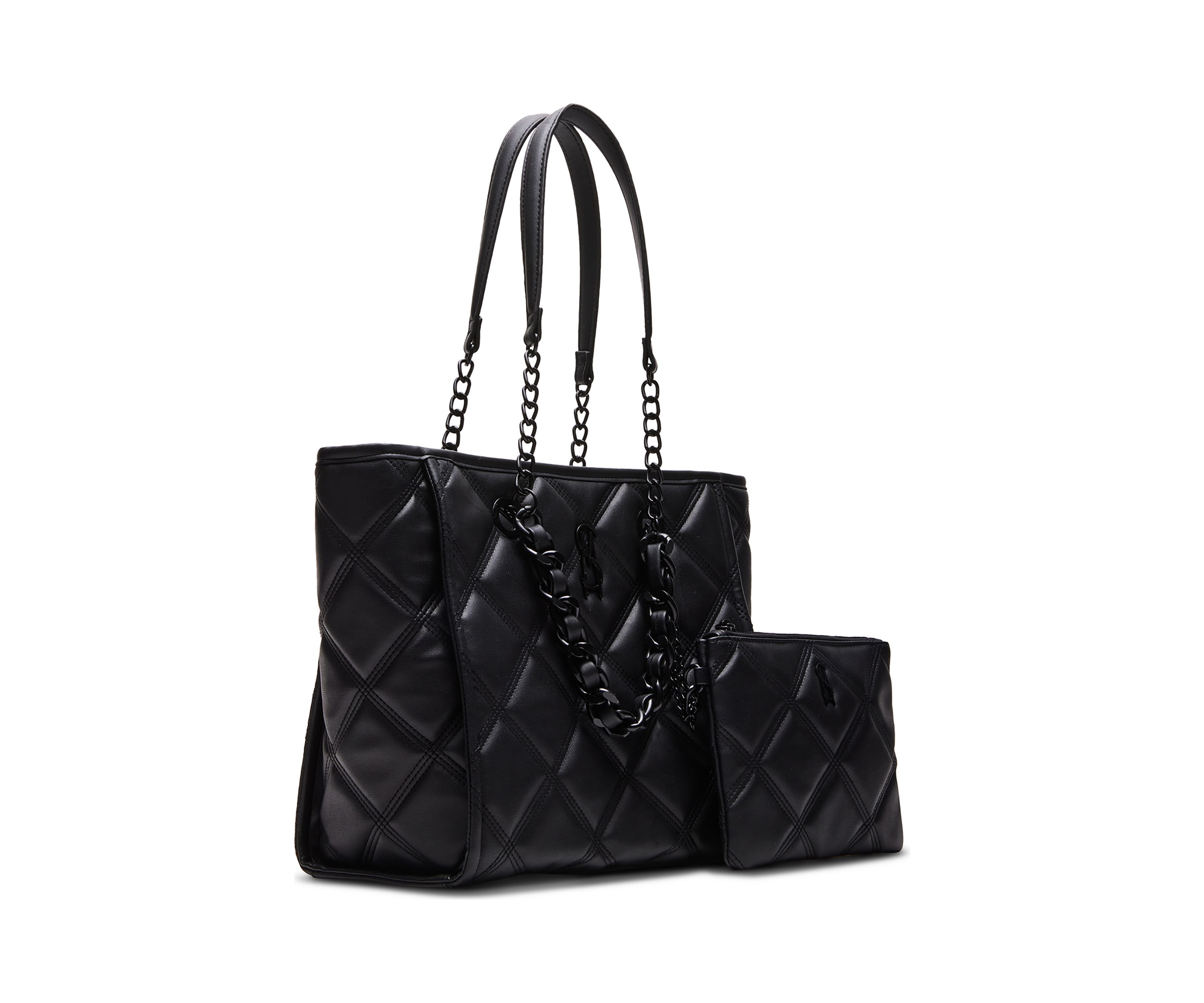 Quilted Tote with Removable Pouch