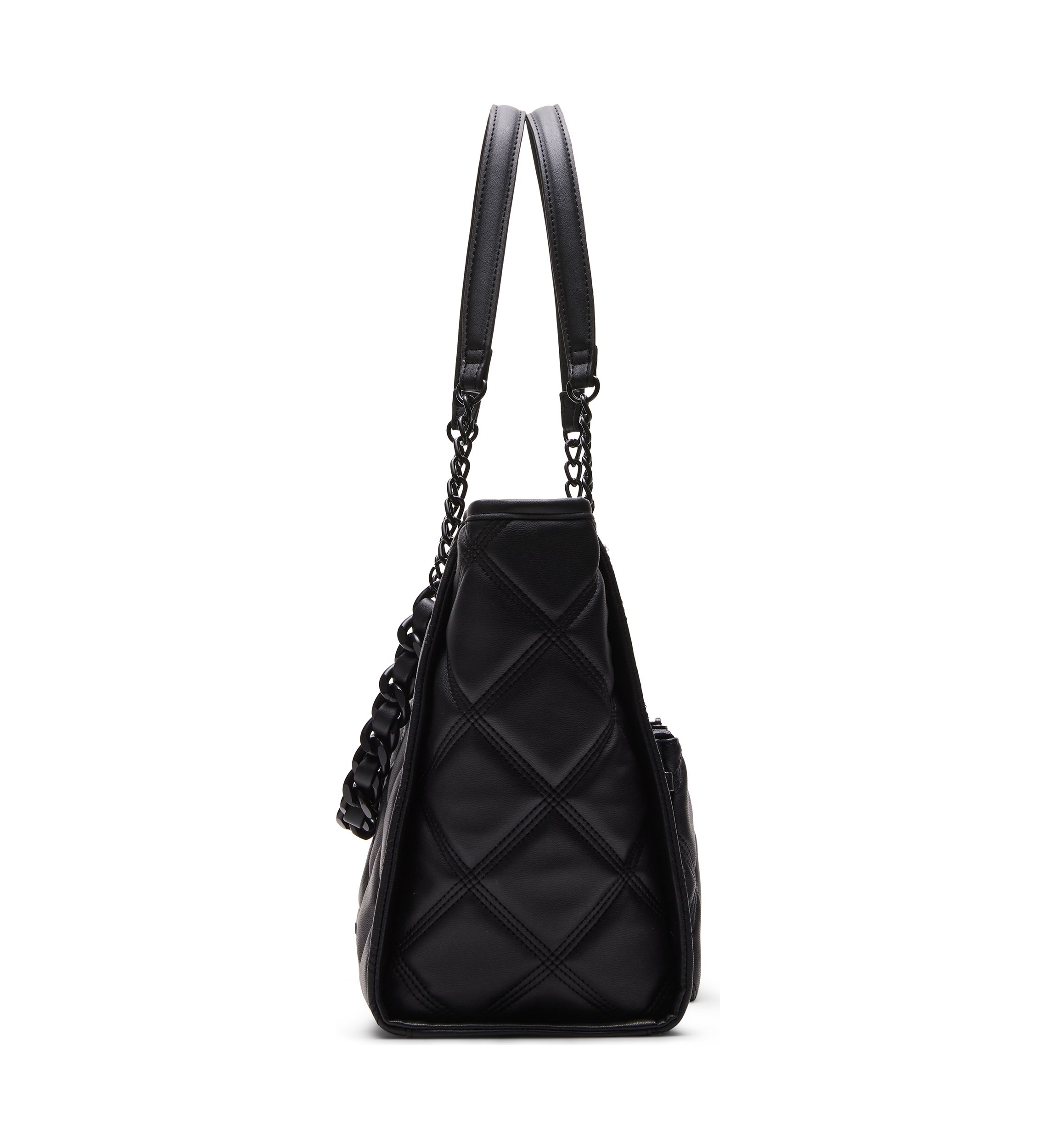 Quilted Tote with Removable Pouch