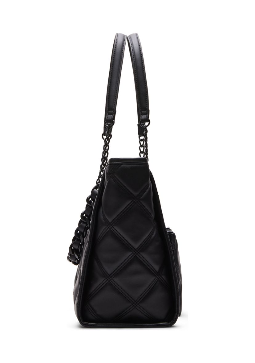 Quilted Tote with Removable Pouch