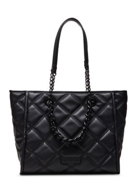 Quilted Tote with Removable Pouch