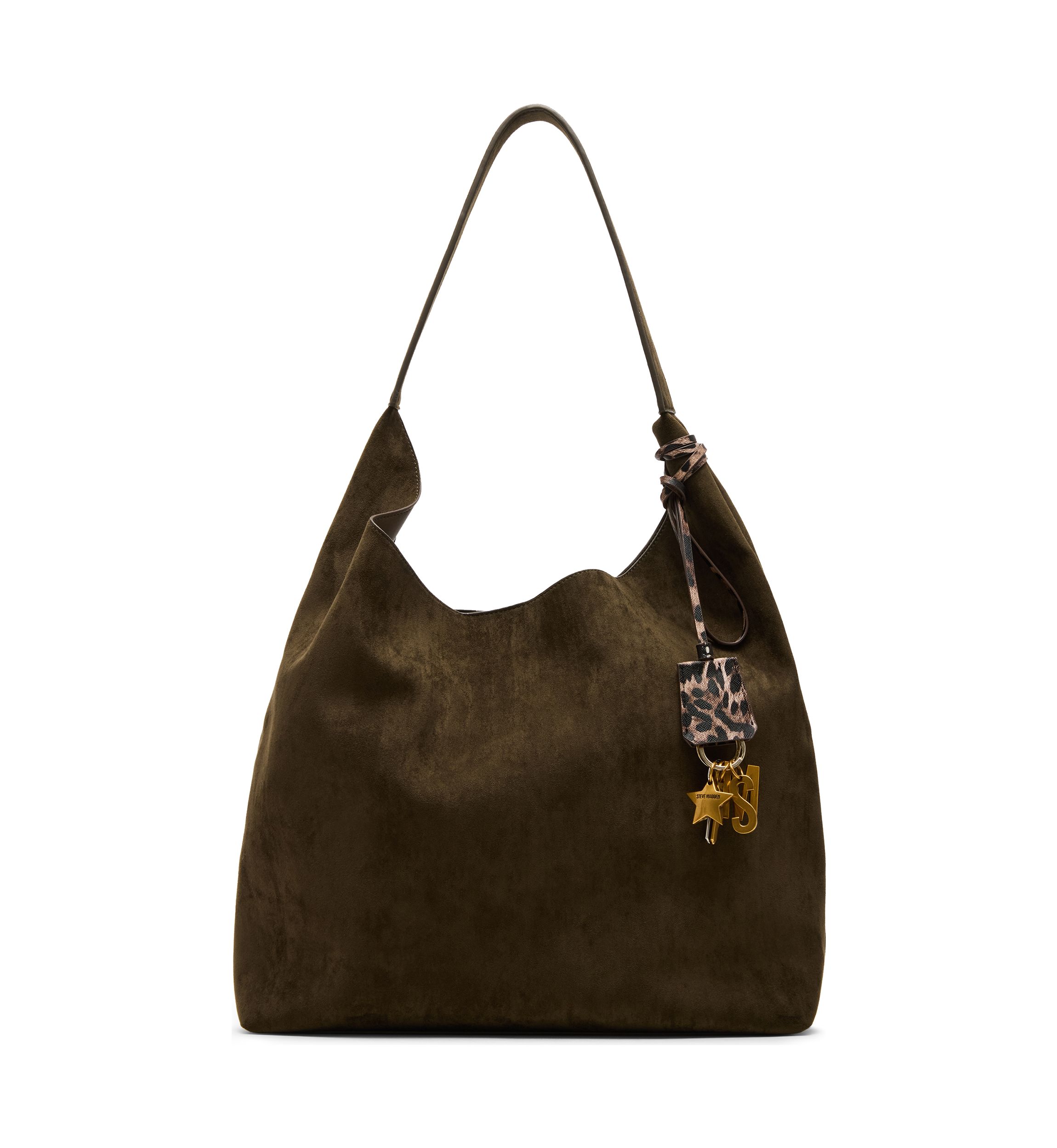 Blenore Sueded Hobo Bag with Charms