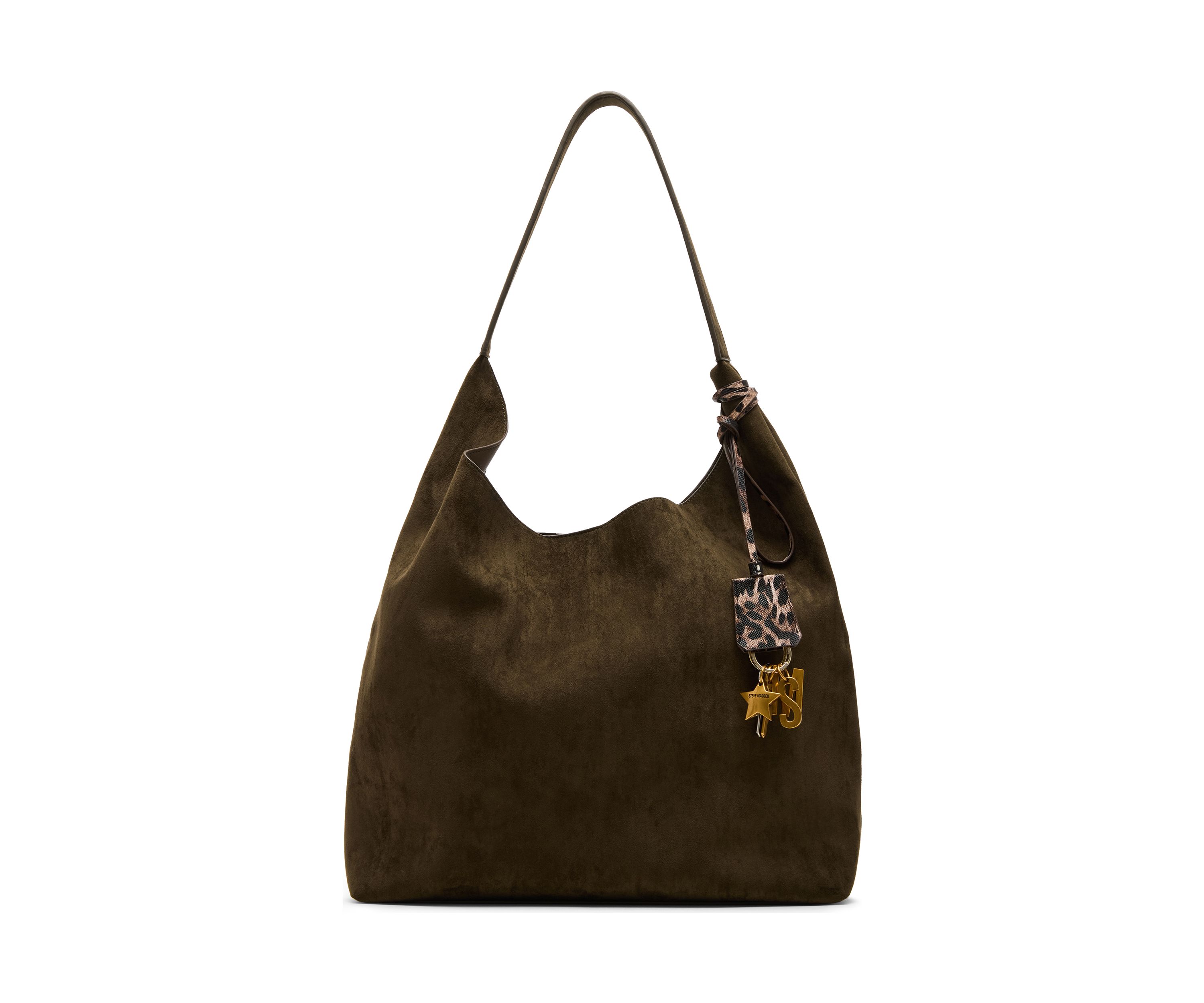 Blenore Sueded Hobo Bag with Charms