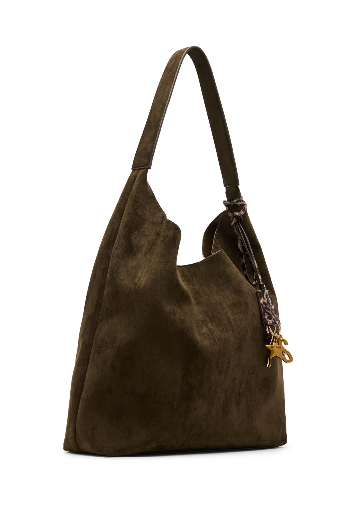 Blenore Sueded Hobo Bag with Charms