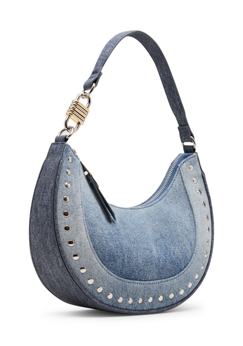Steve Madden LIAMM Denim Crescent Shoulder Bag | Belk