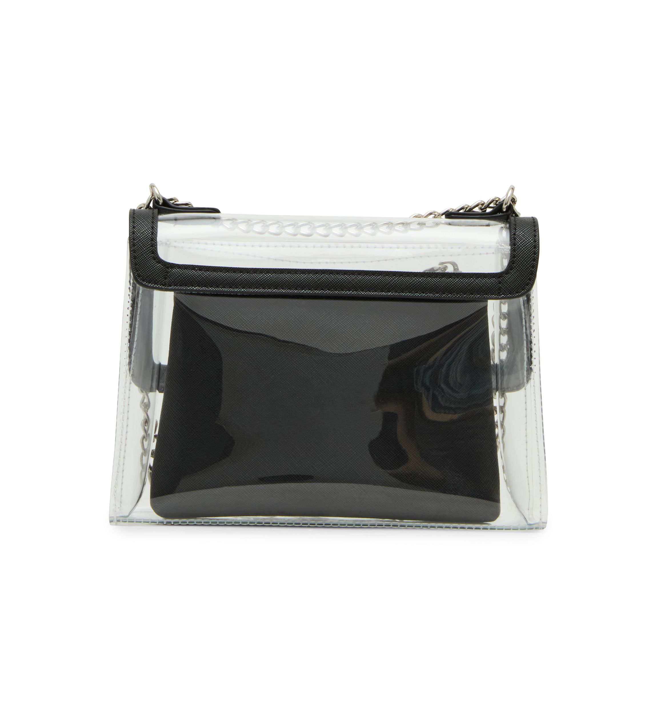 Clear Flap Crossbody with Card Case