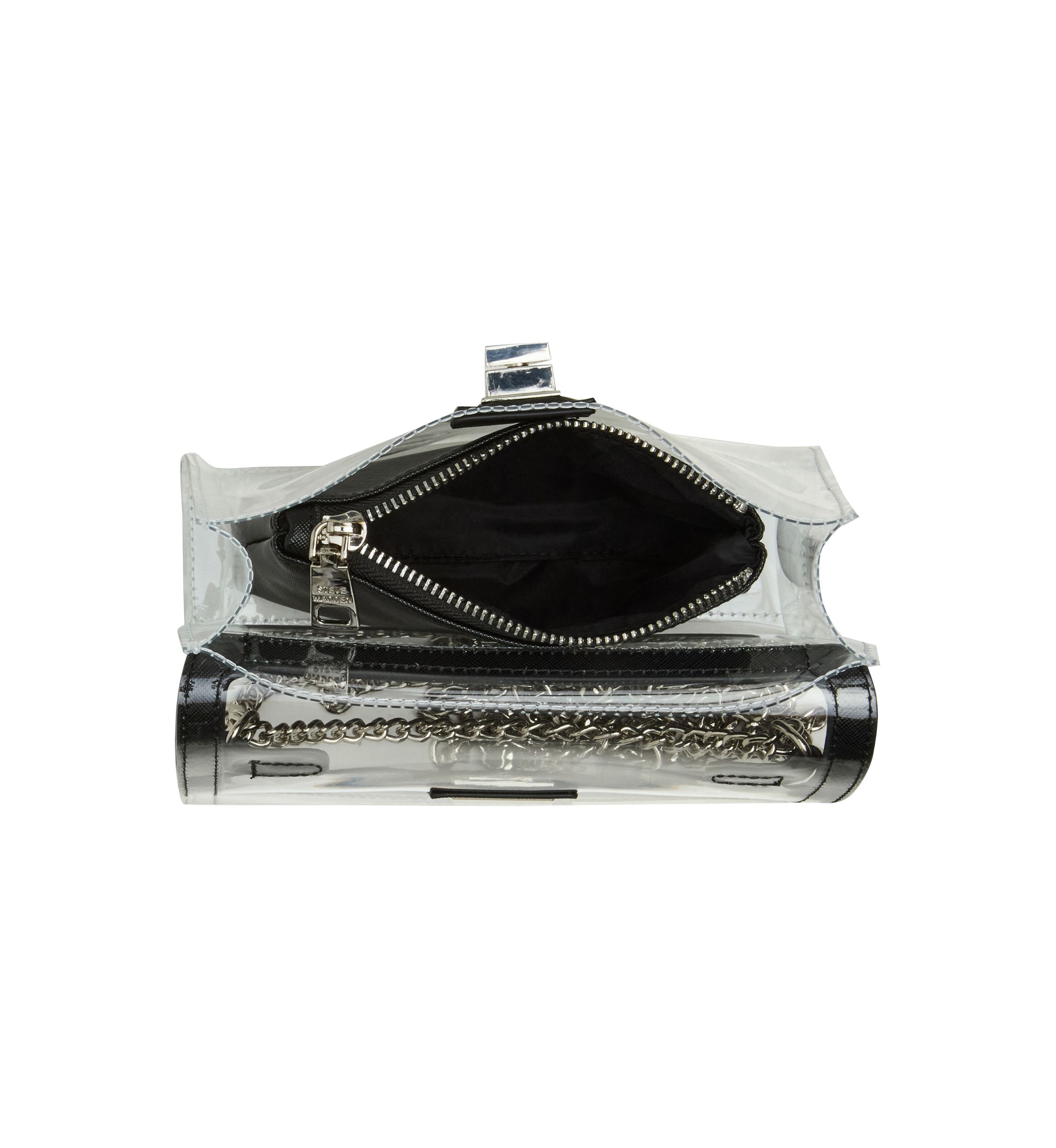 Clear Flap Crossbody with Card Case