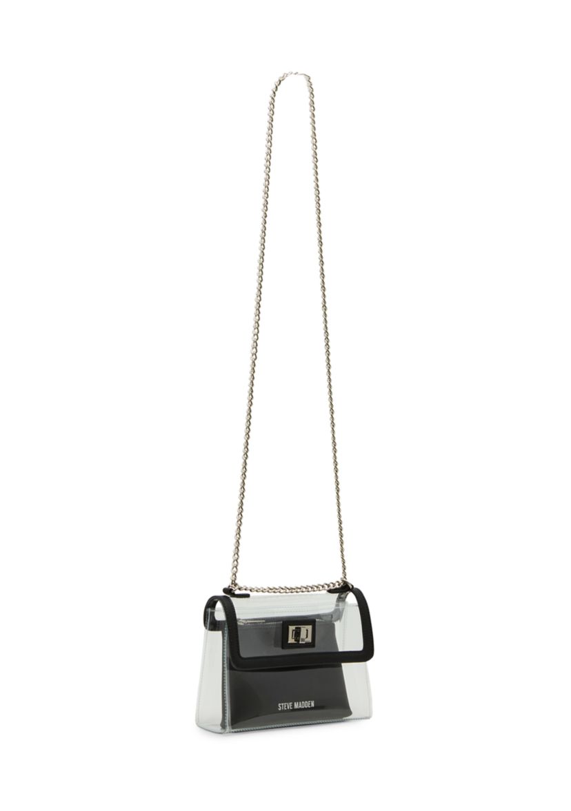 Clear Flap Crossbody with Card Case