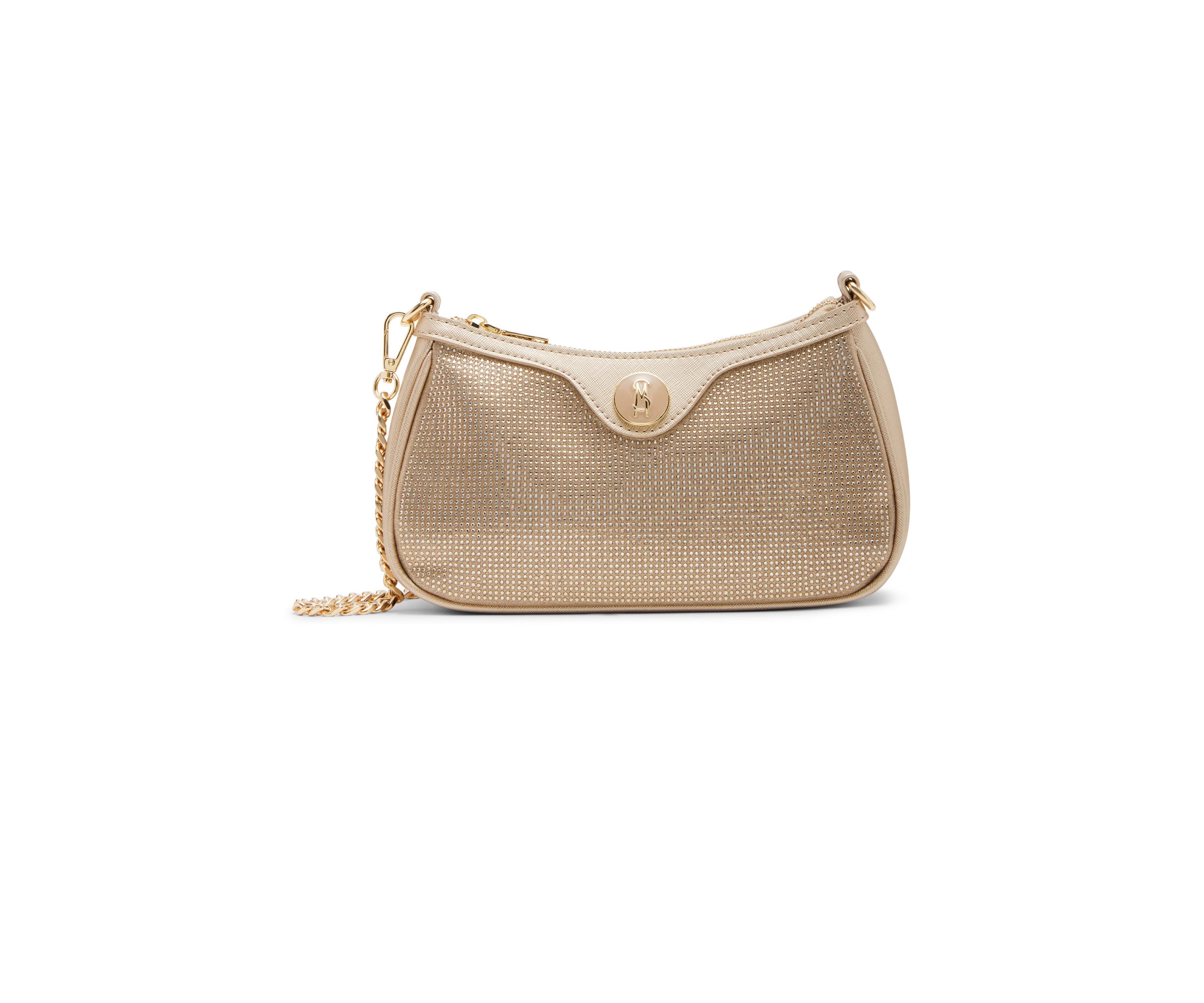 Gold Shimmer Double Strap Bag